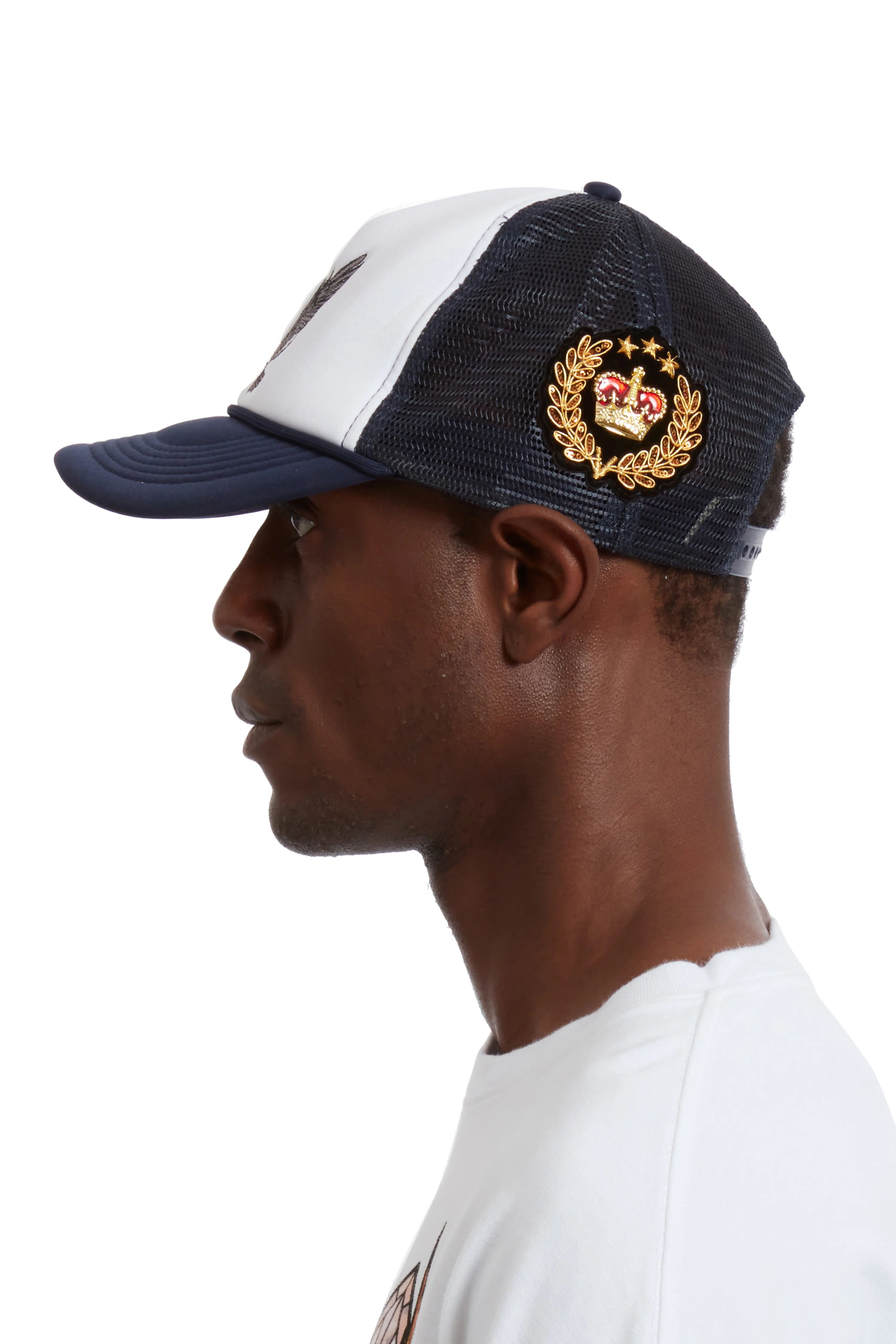 BAROQUE TRUCKER HAT INDIGO - Image 6