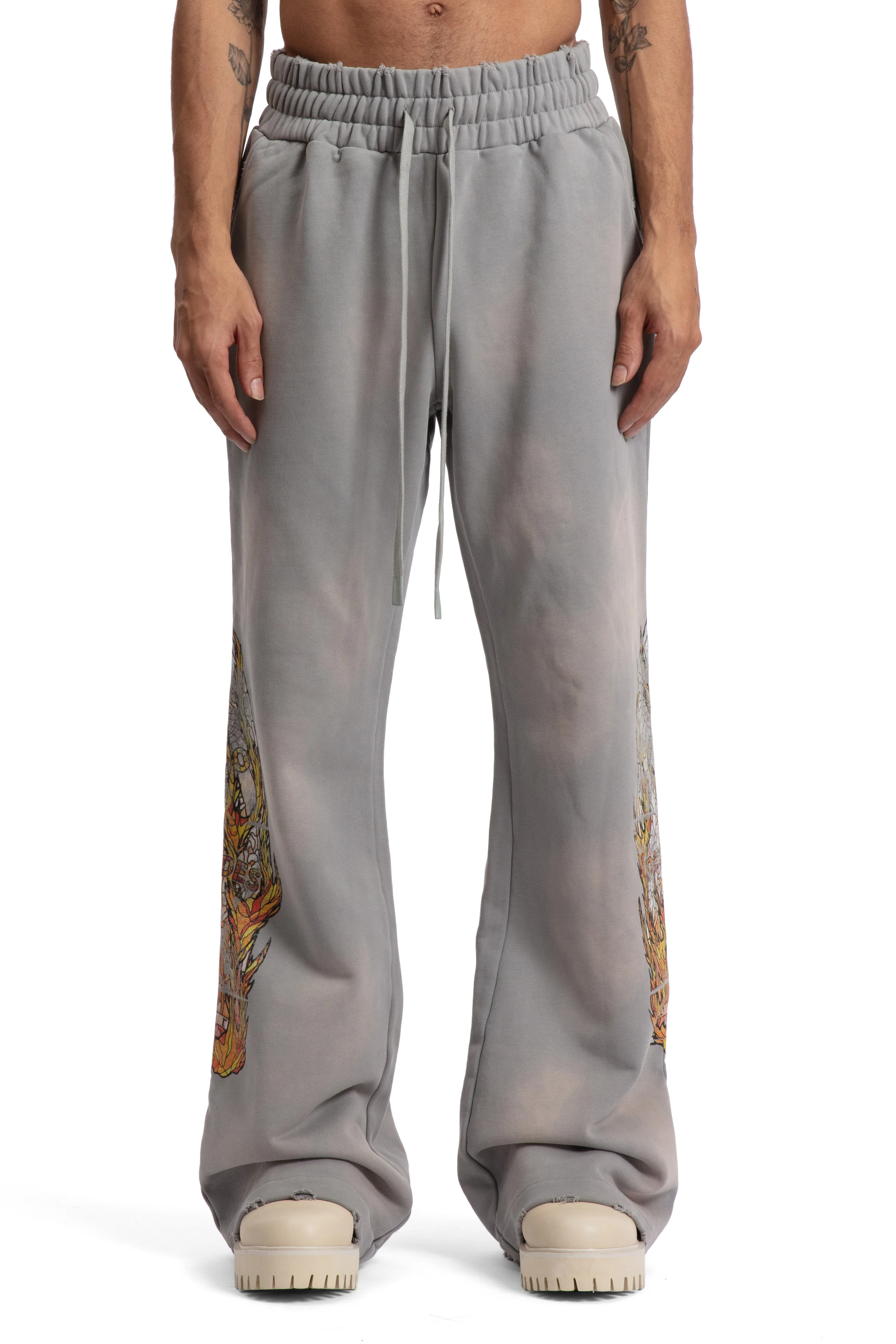 FADED FLAME GLASS SWEATPANT - Image 3
