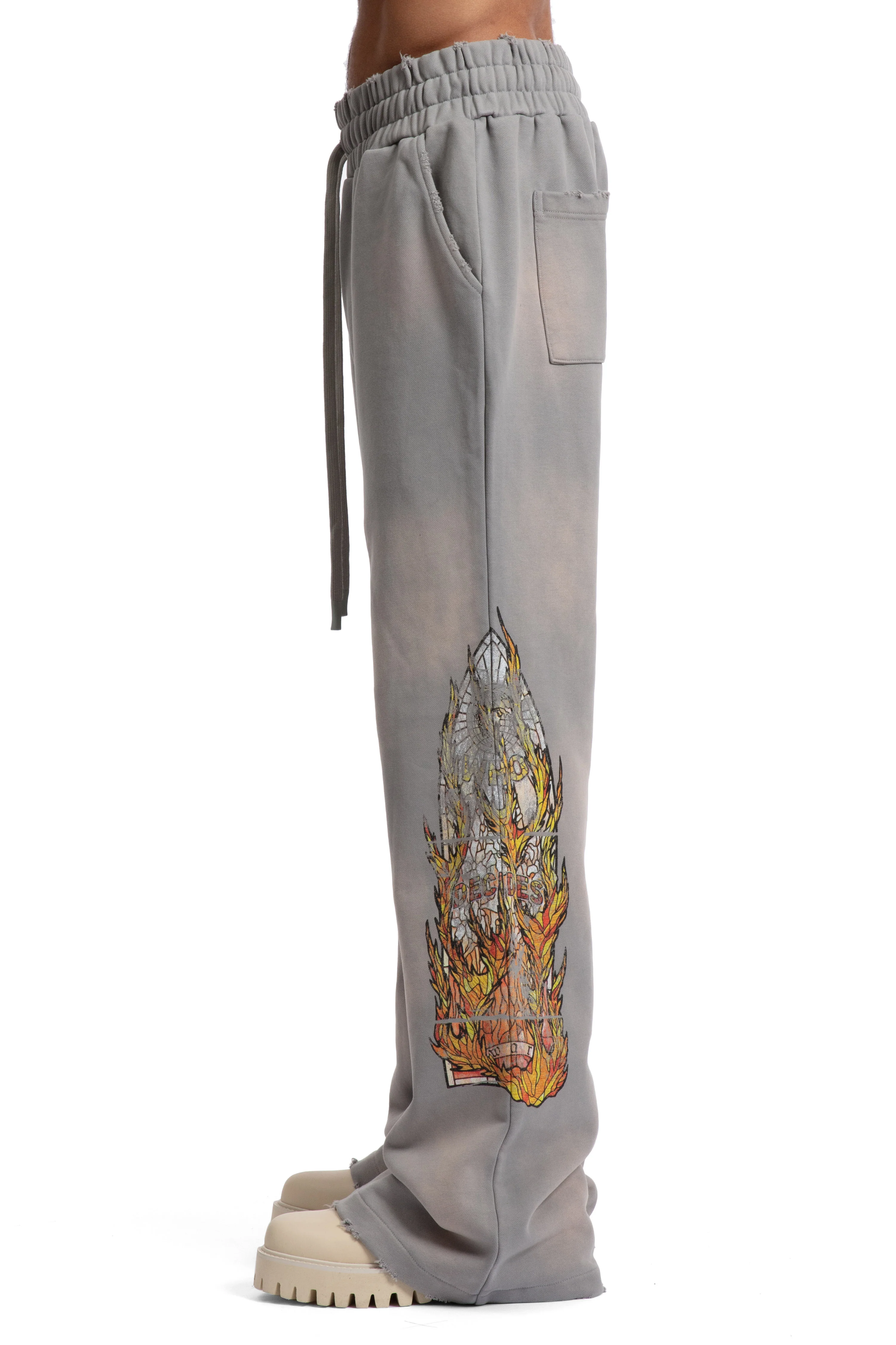 FADED FLAME GLASS SWEATPANT - Image 5