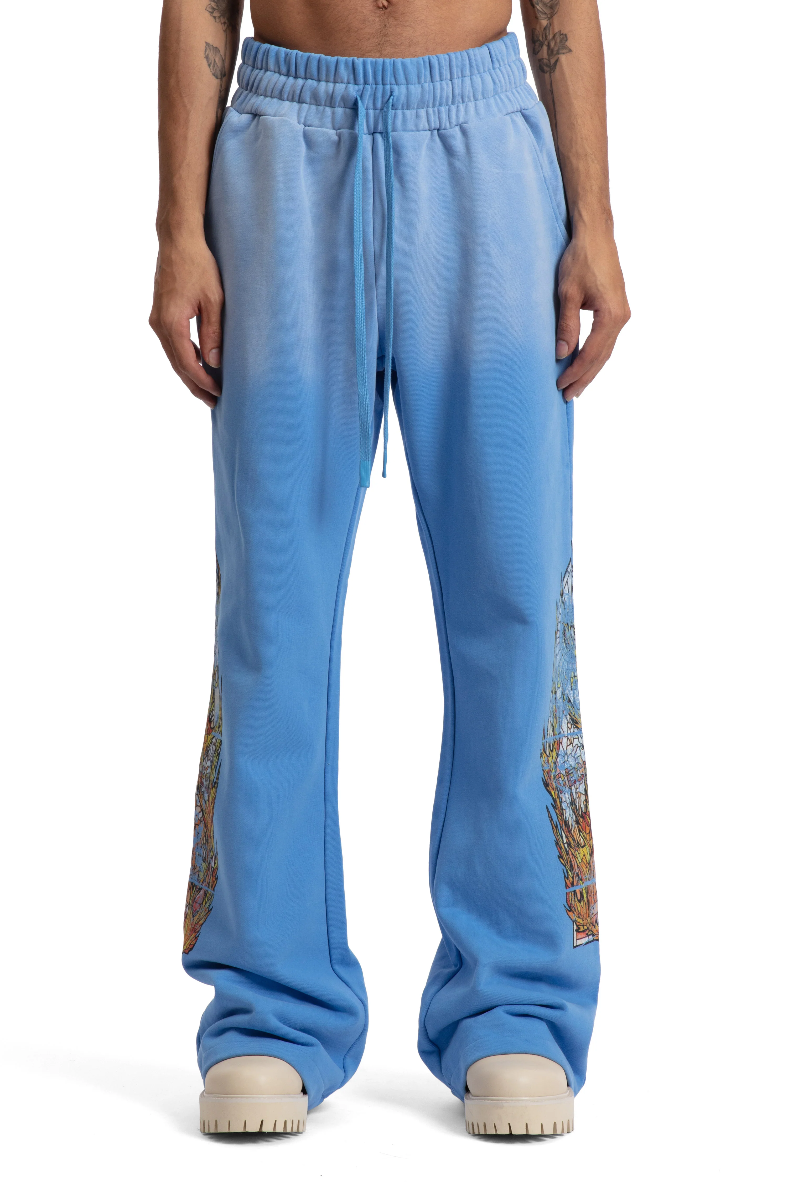 FADED FLAME GLASS SWEATPANT - Image 3