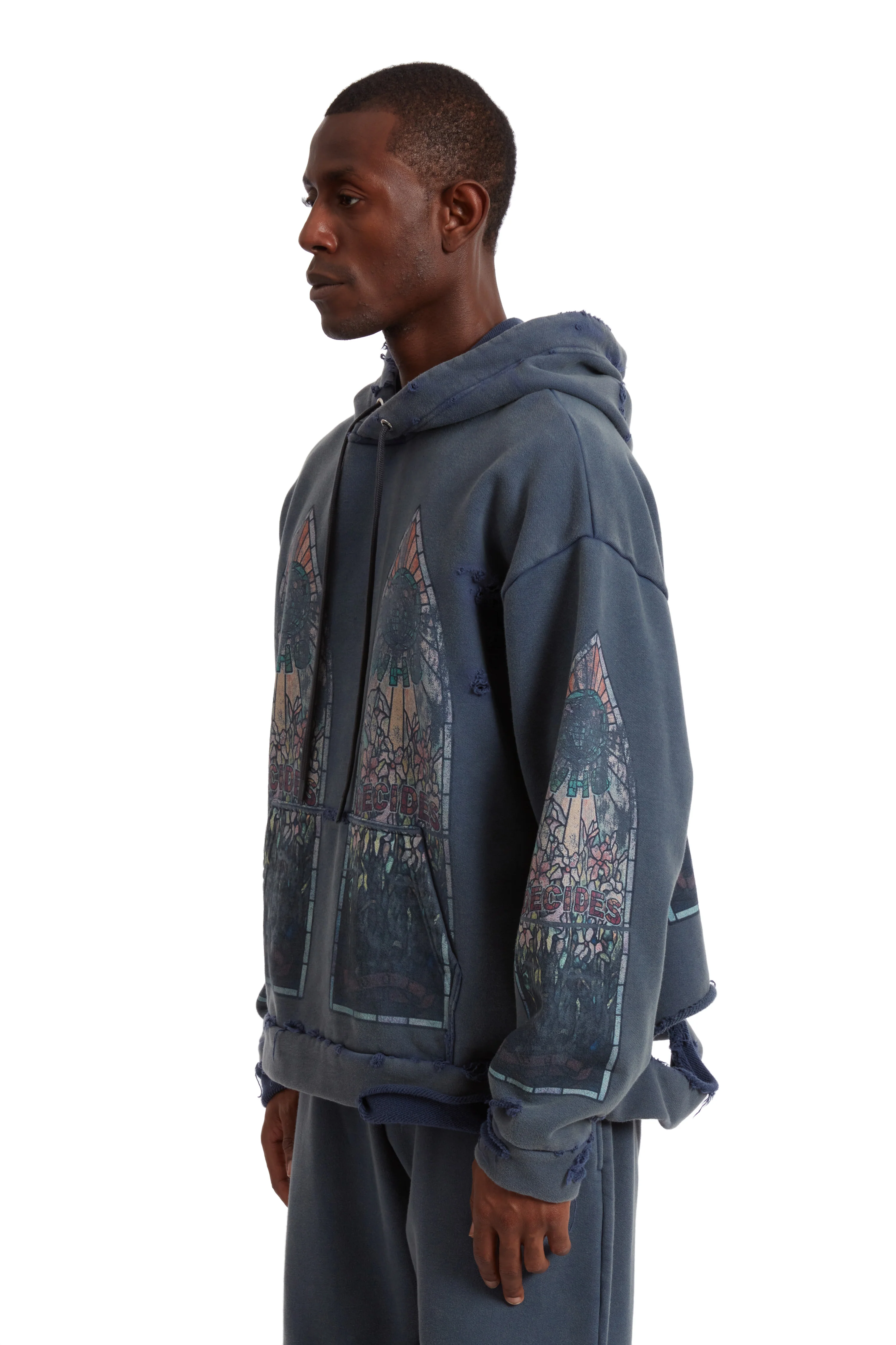 FADED HOODED PULLOVER - Image 4