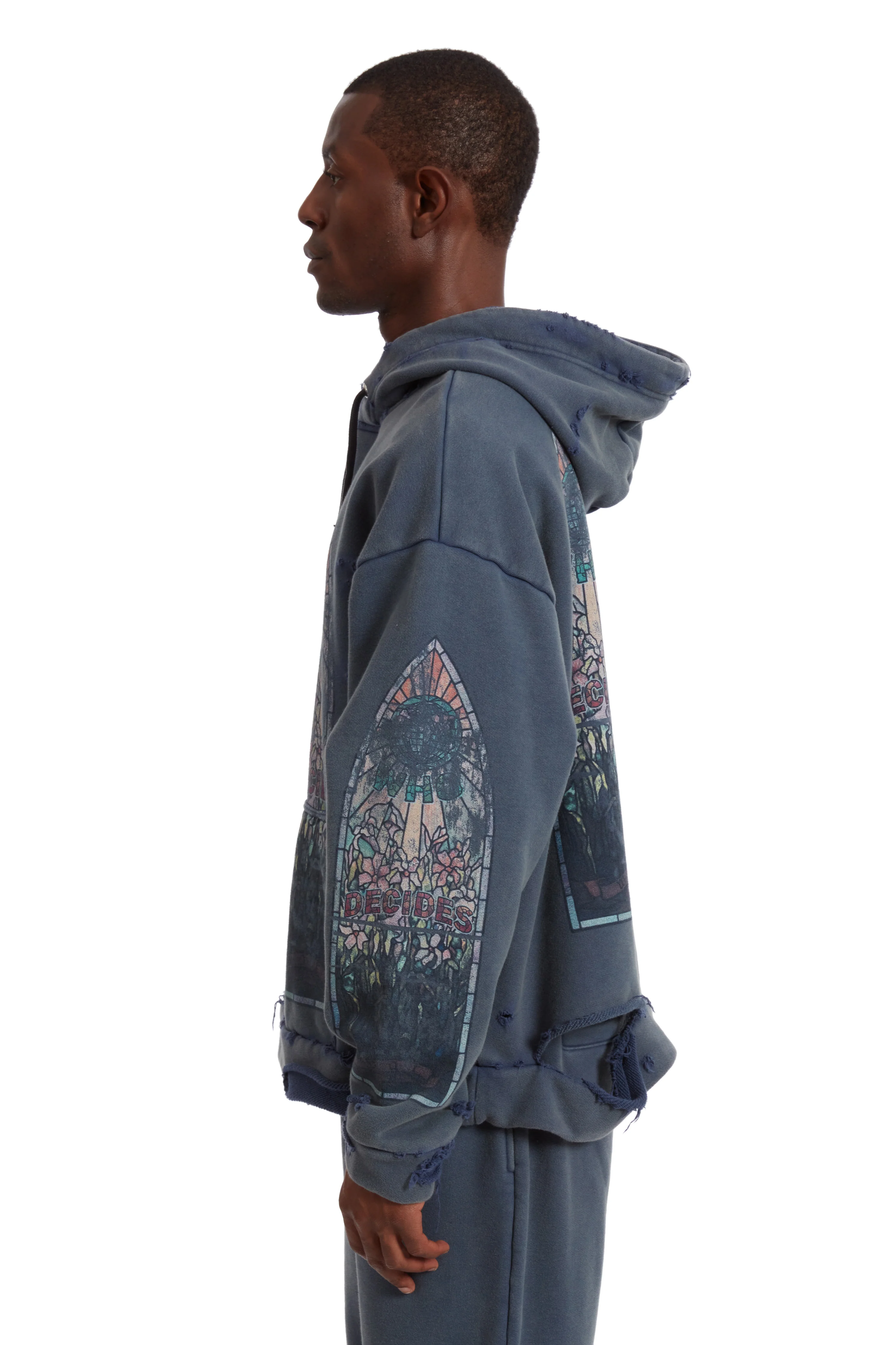 FADED HOODED PULLOVER - Image 5