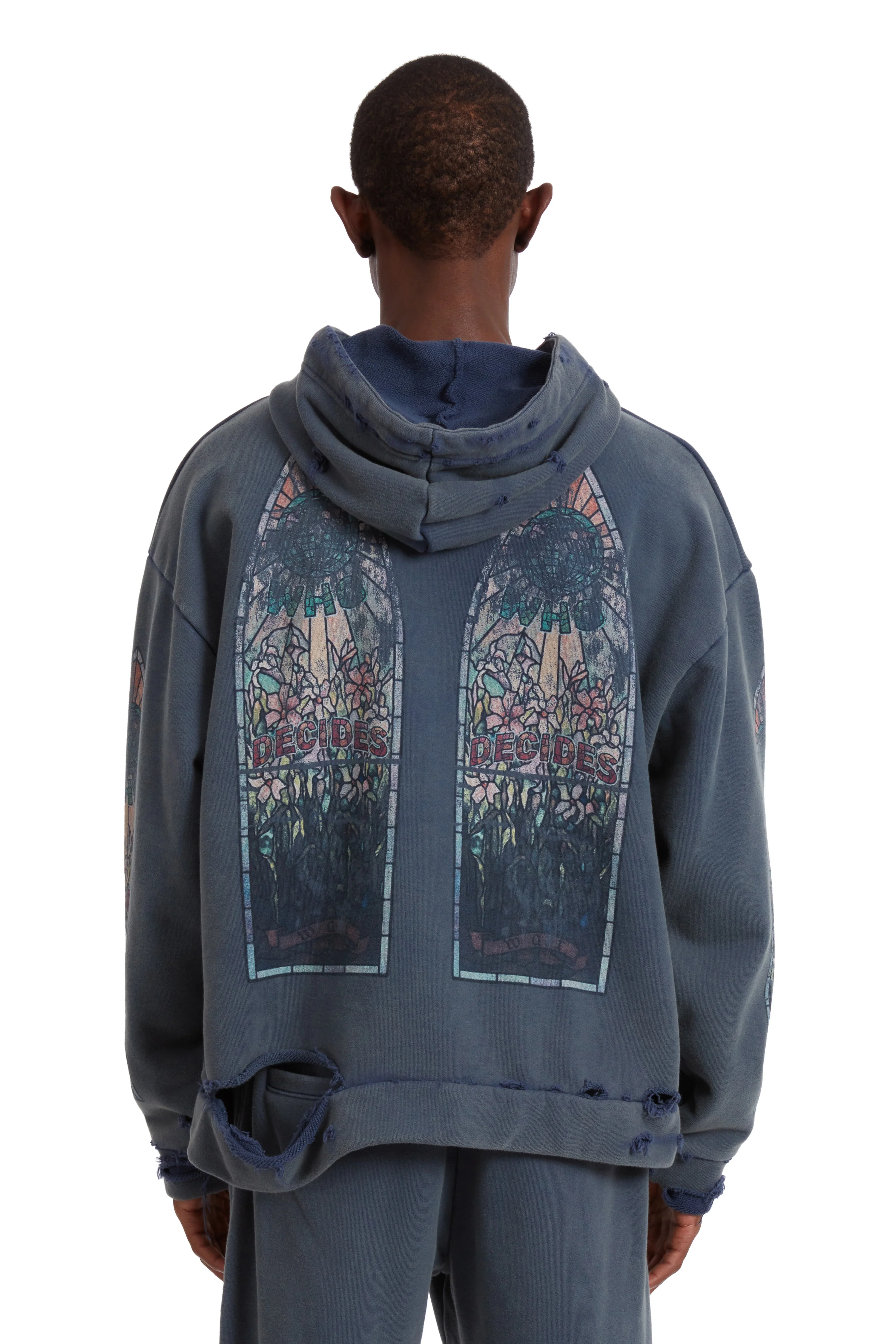 FADED HOODED PULLOVER - Image 6