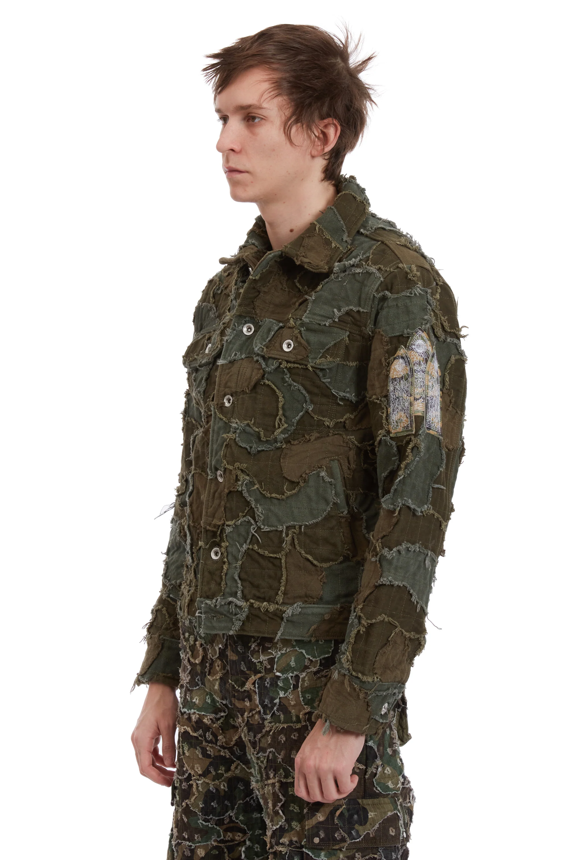 FIELD CAMO TRUCKER JACKET - Image 4