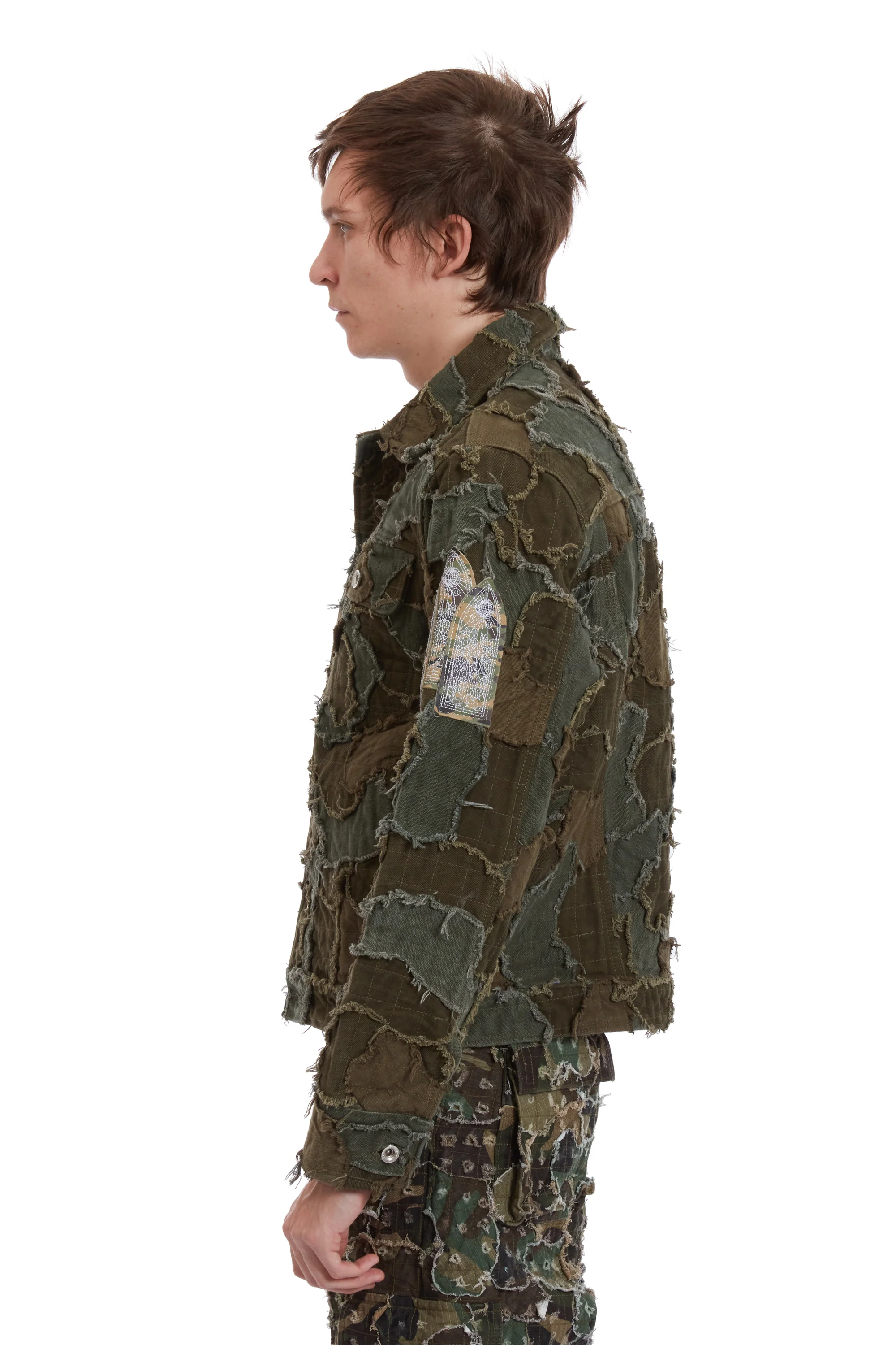 FIELD CAMO TRUCKER JACKET - Image 5