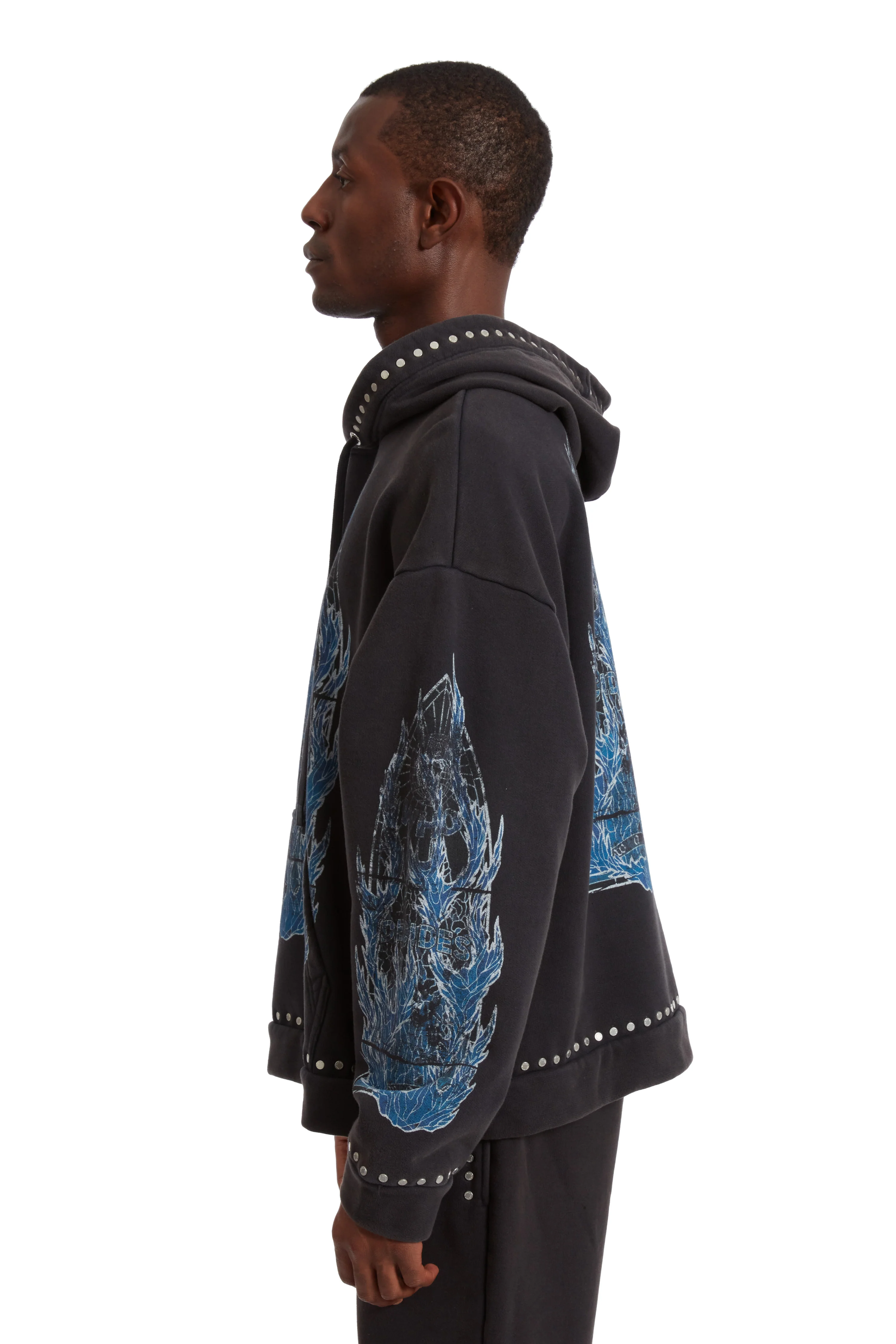 FLAME GLASS HOODED PULLOVER - Image 5