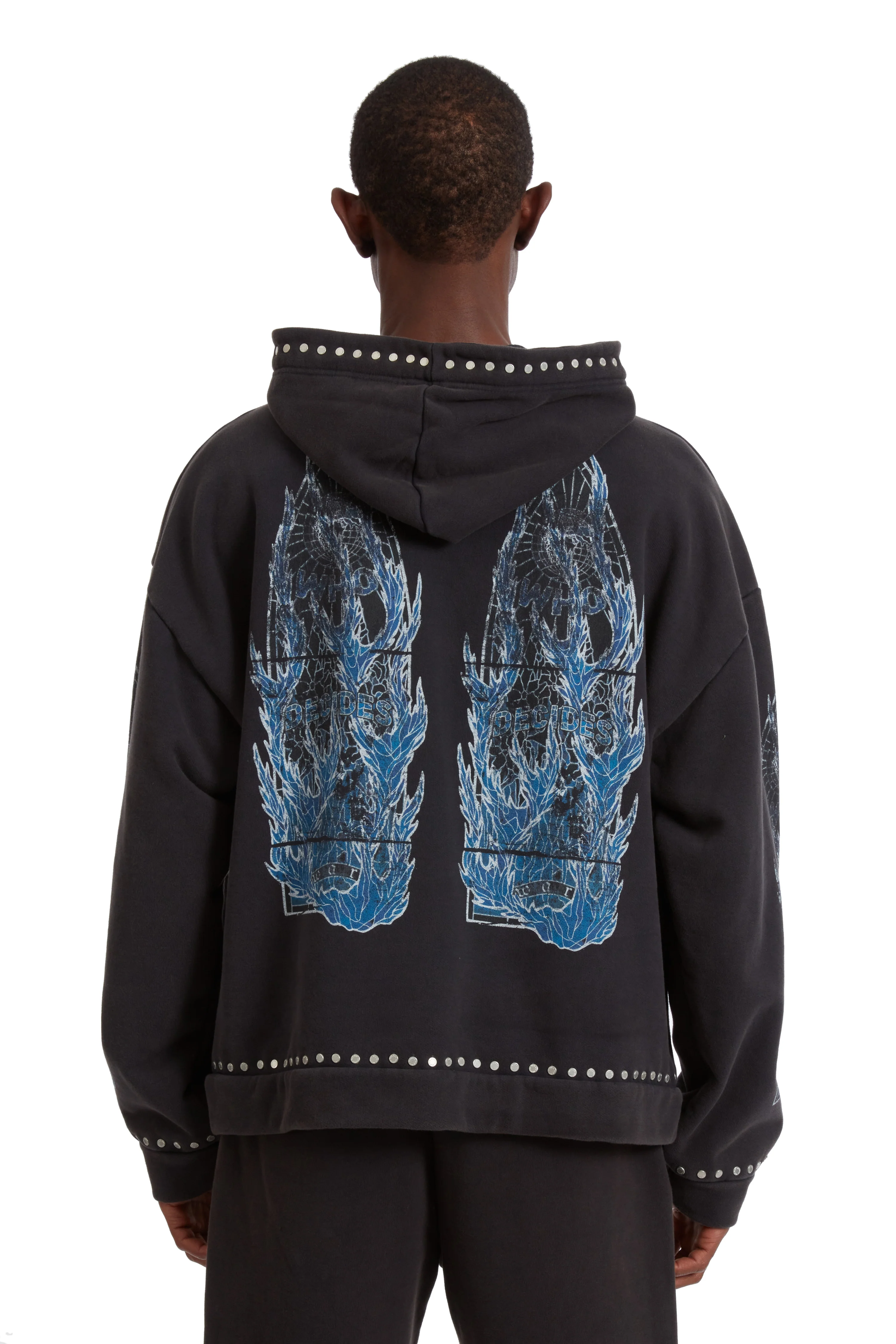 FLAME GLASS HOODED PULLOVER - Image 6