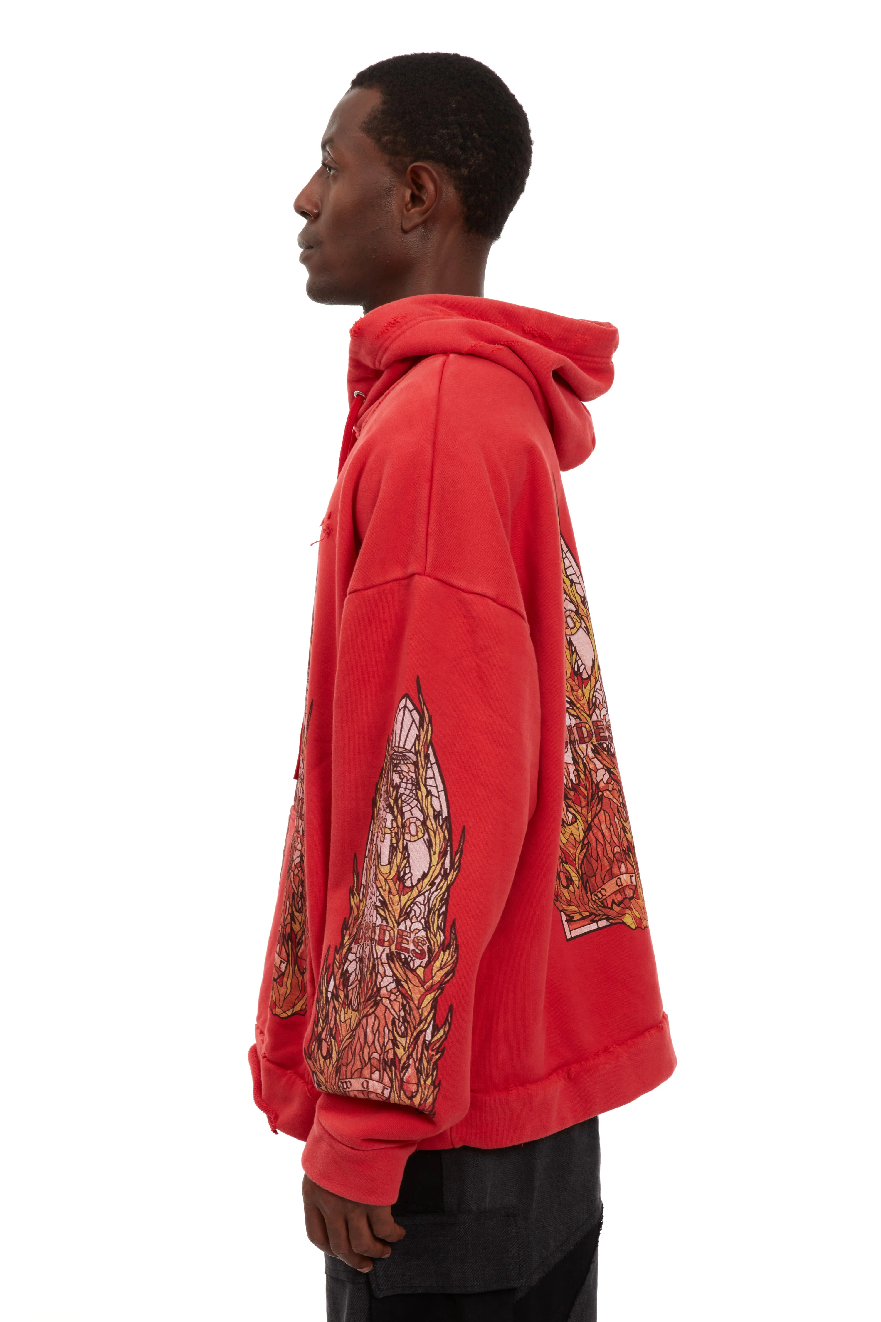 FLAME GLASS HOODED PULLOVER - Image 5