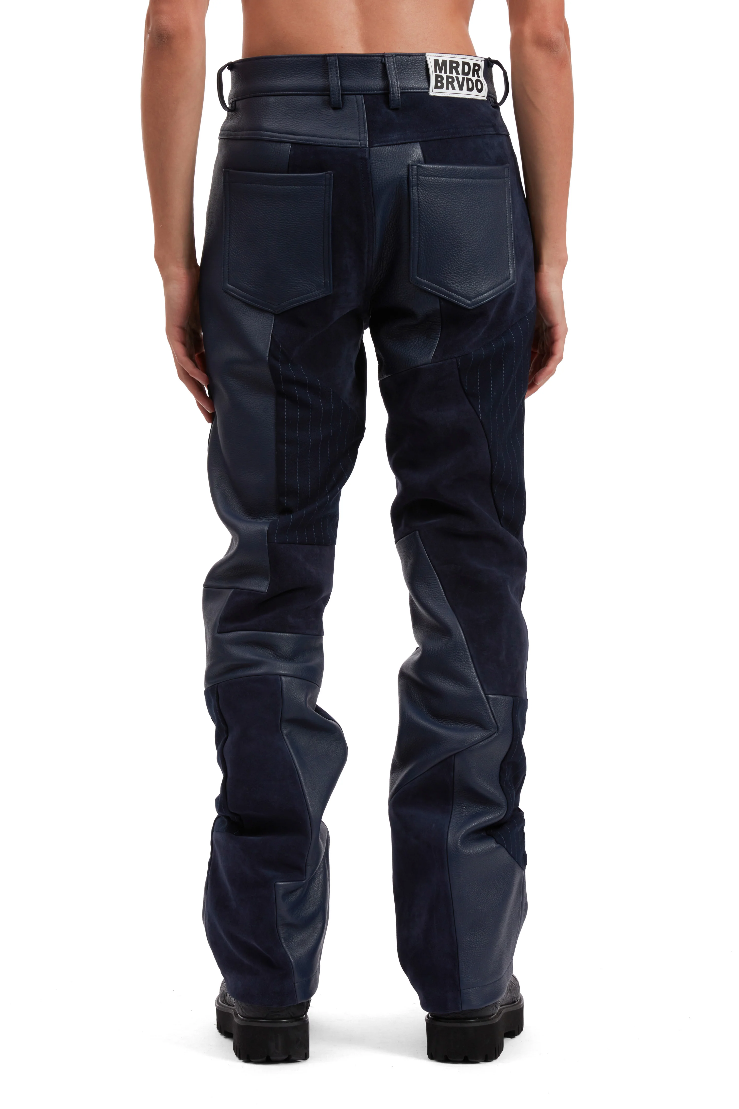 FRAGMENTED LEATHER TROUSER - Image 6