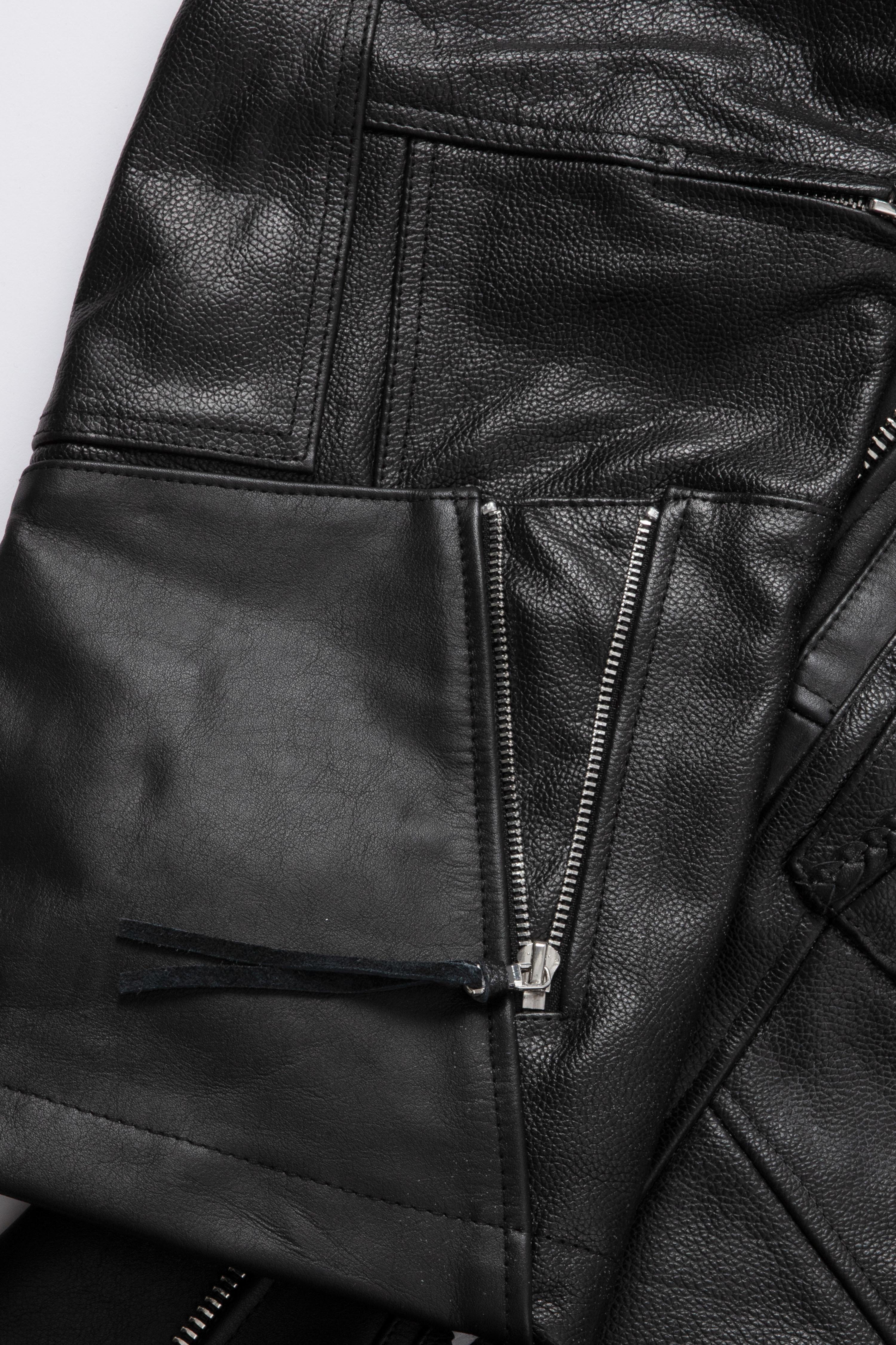 FRAGMENTED LEATHER TROUSER - Image 2