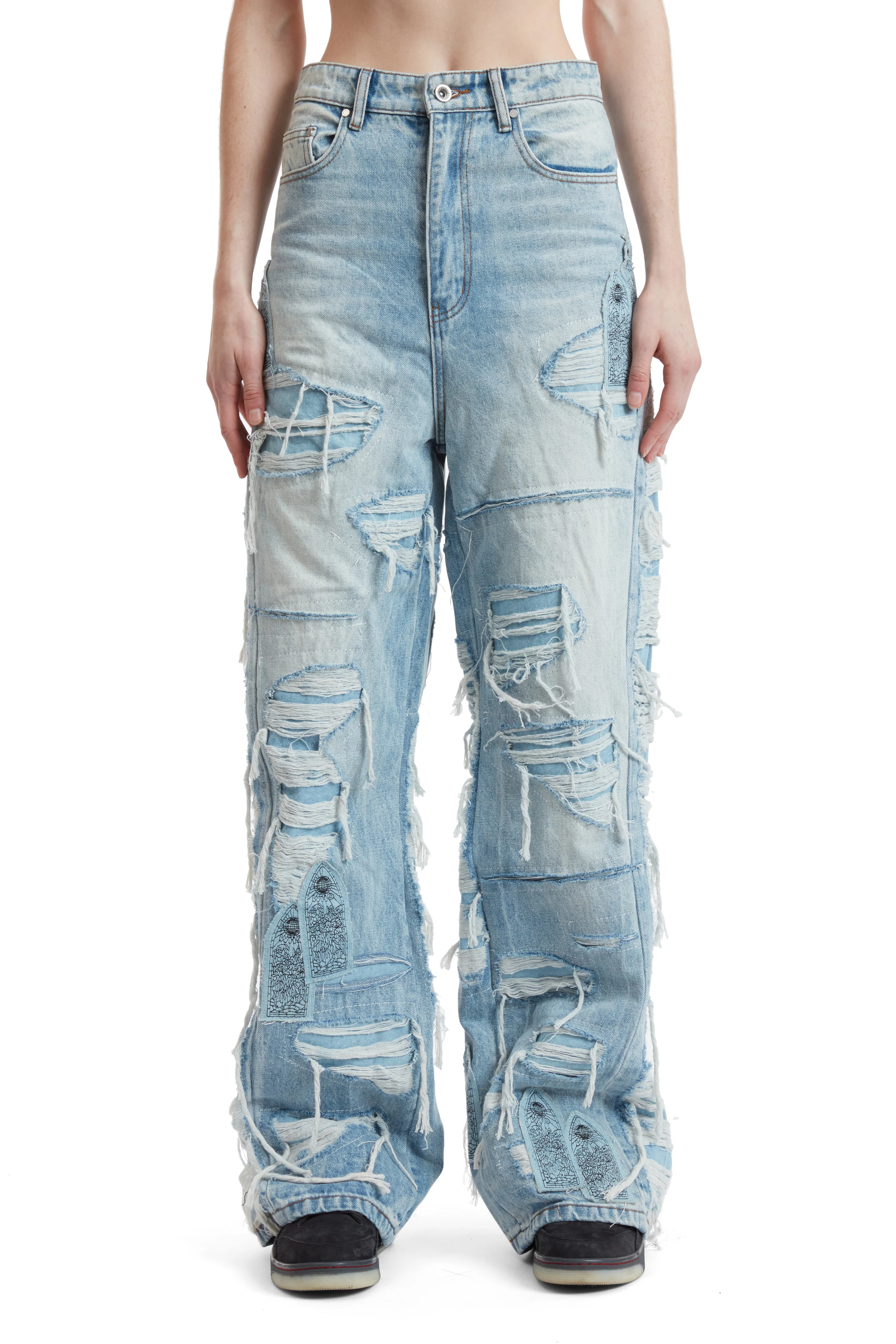 FULL DISTRESS ARCH DENIM - Image 3