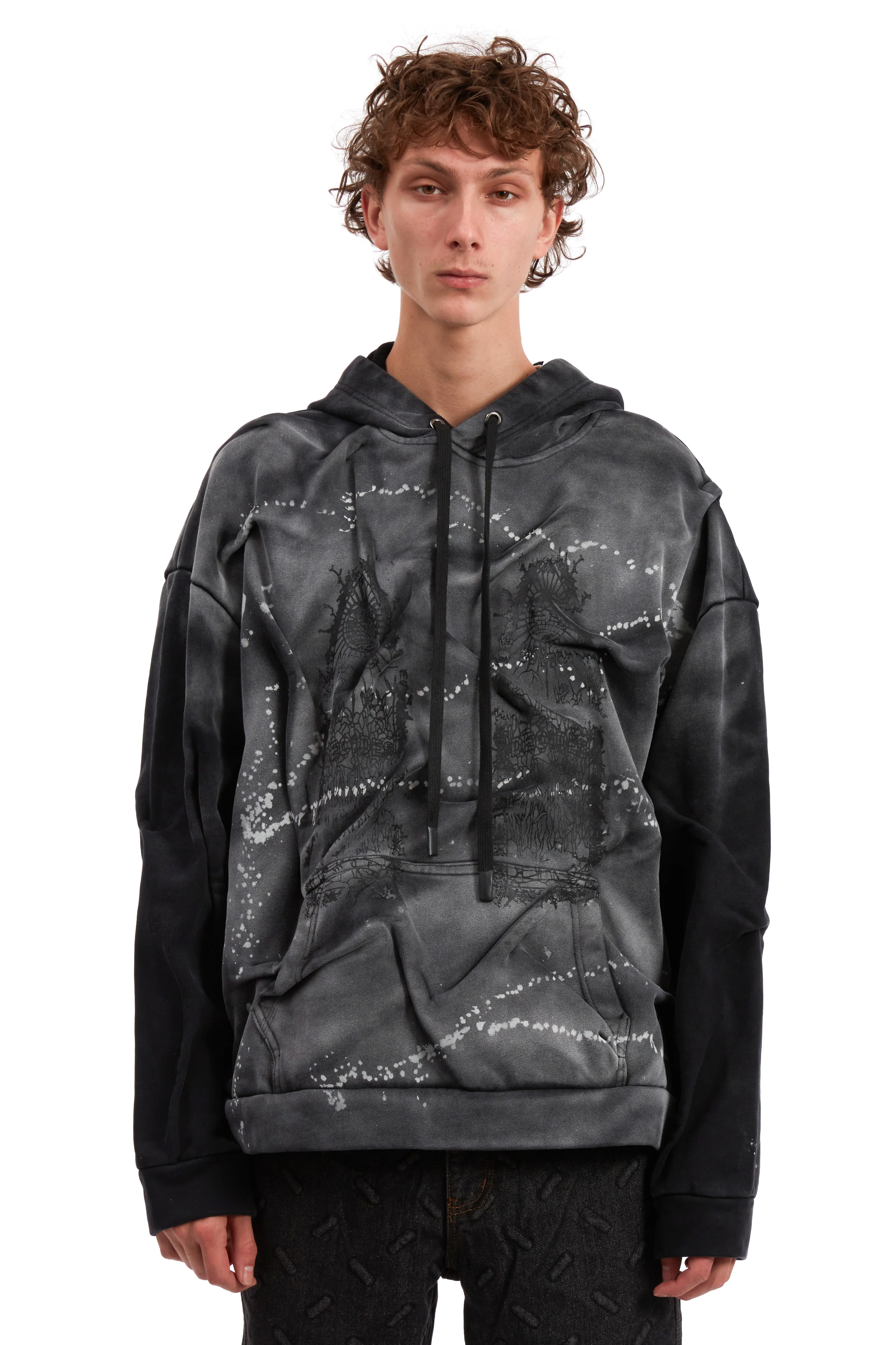 GATHERED THORN WINDOW HOODIE - Image 3