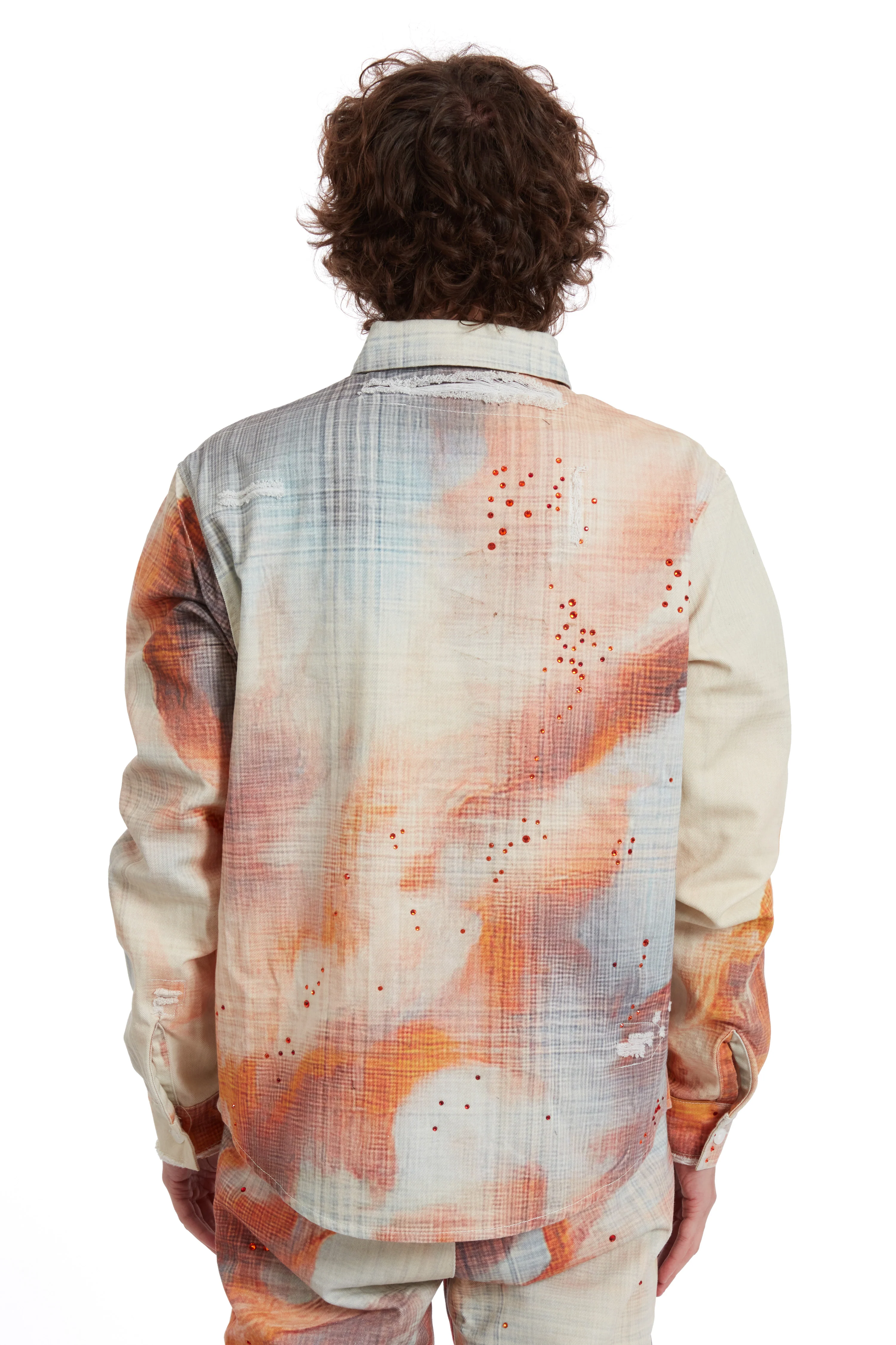 HOLLOW GLASS SUNFIRE BUTTON UP - Image 6