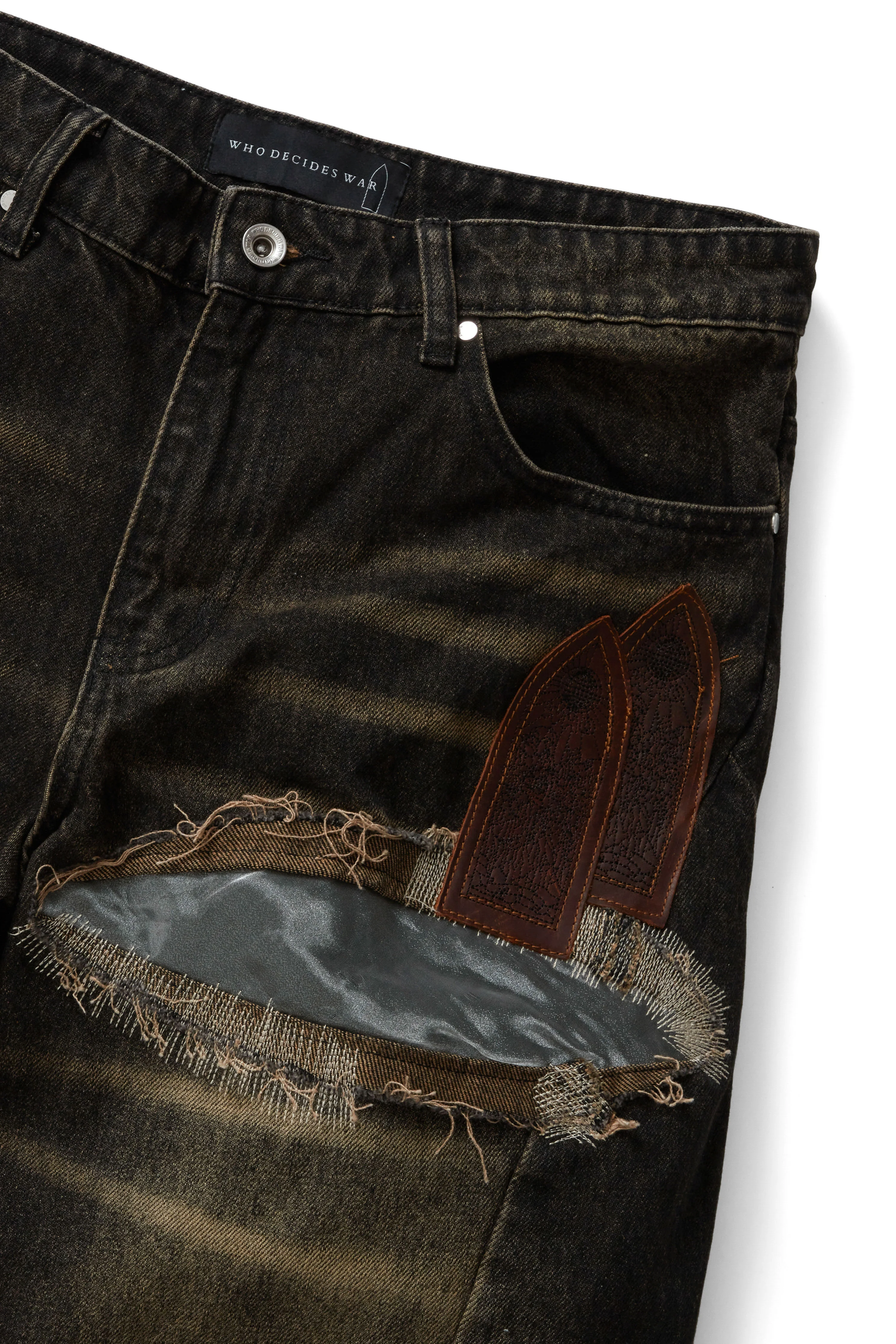 LOW RISE ORGANZA OVERLAY PANT - Image 2
