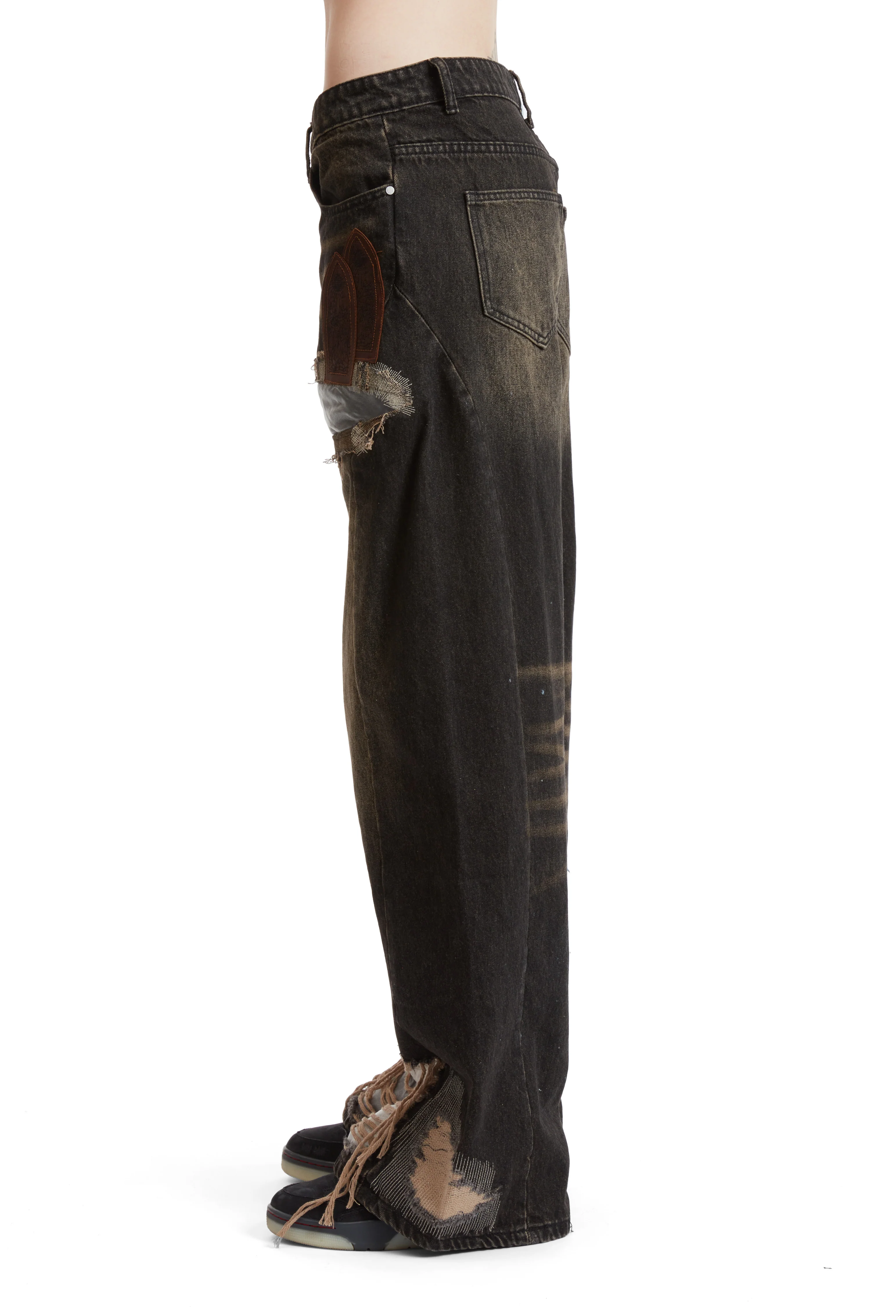 LOW RISE ORGANZA OVERLAY PANT - Image 5