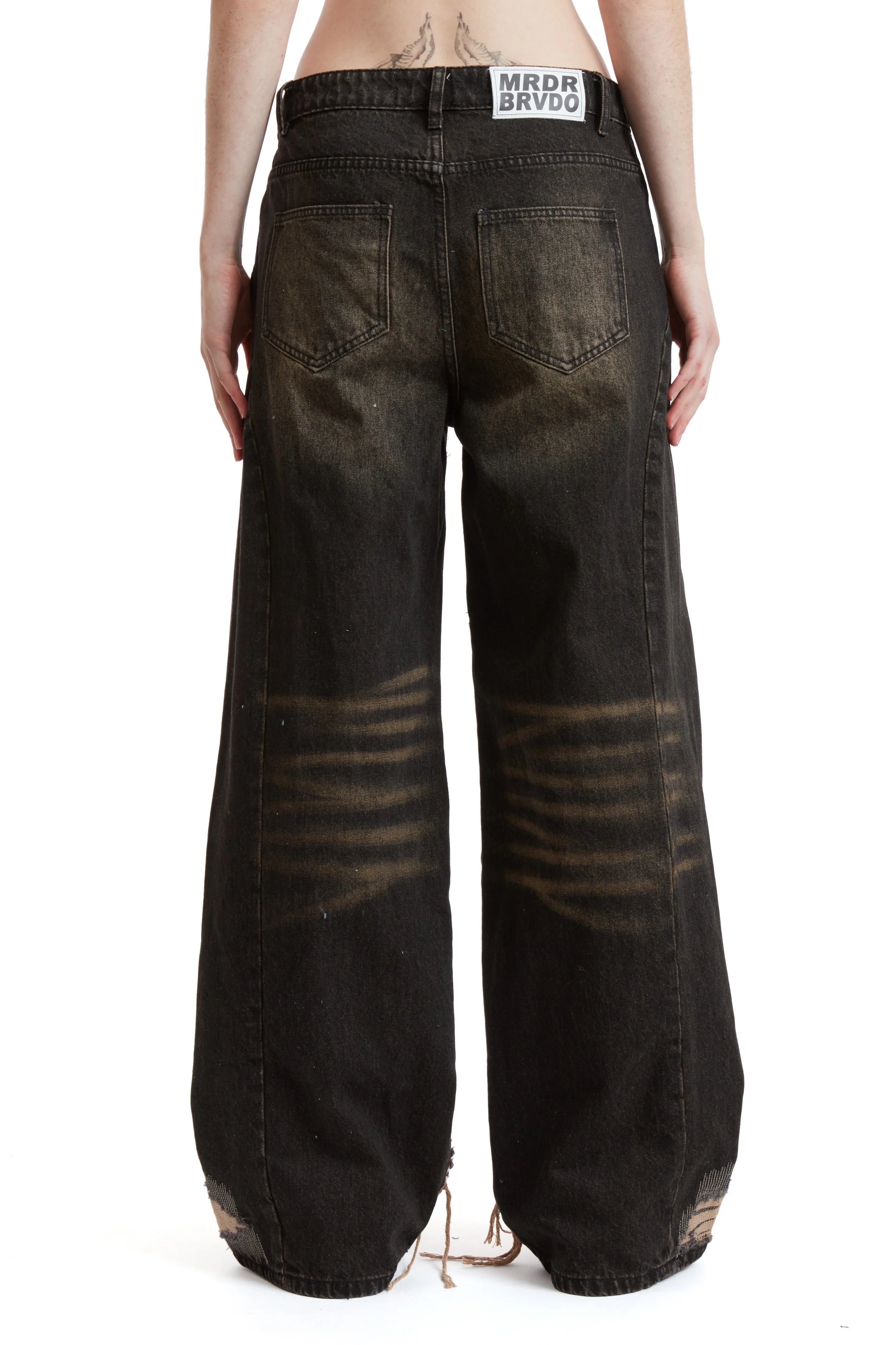 LOW RISE ORGANZA OVERLAY PANT - Image 6