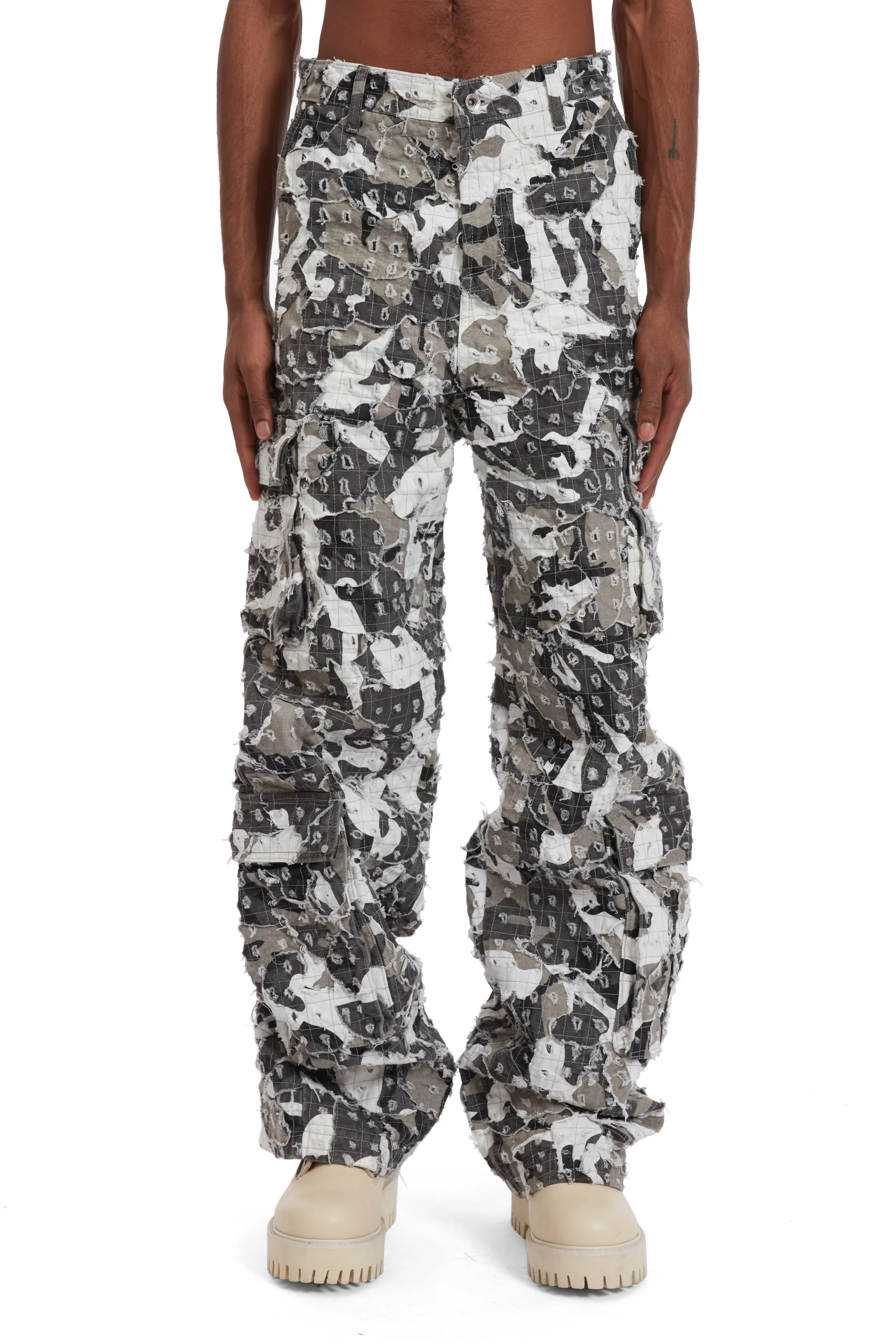 MICRO DISTRESSED CARGO PANT - Image 3