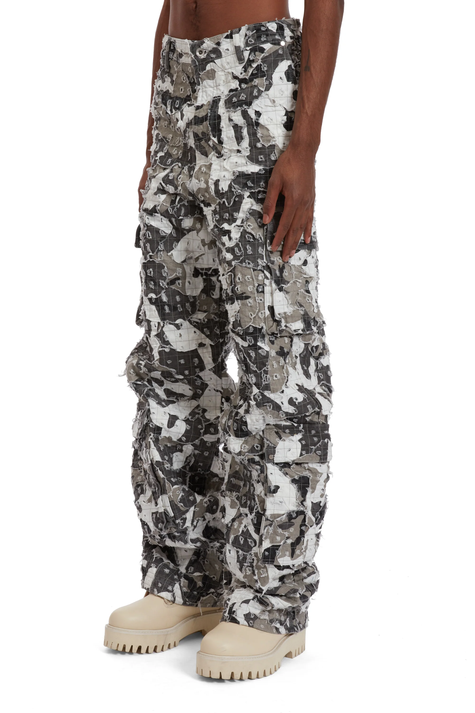 MICRO DISTRESSED CARGO PANT - Image 4