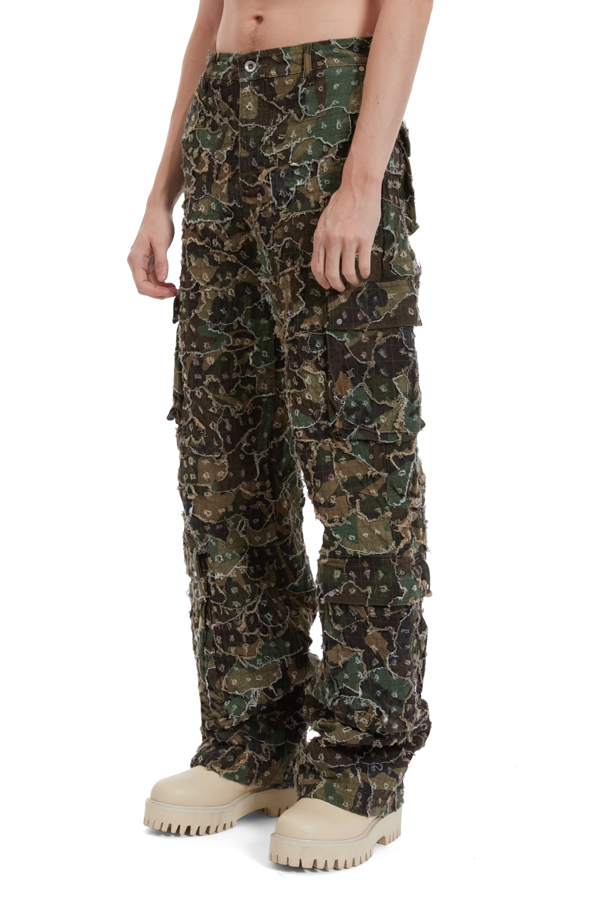 MICRO DISTRESSED CARGO PANT - Image 4