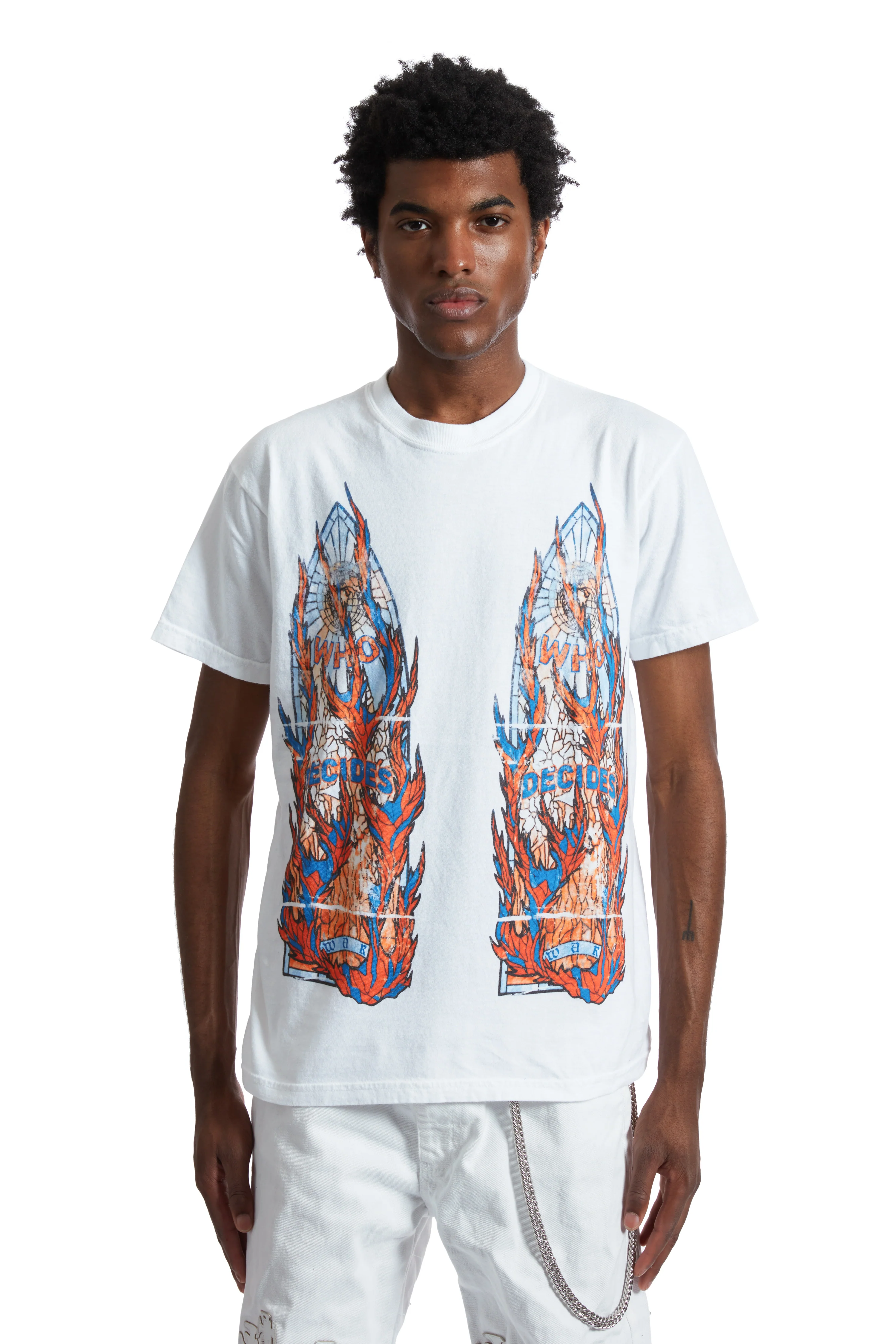 NYC Flame Glass T Shirt - Image 4