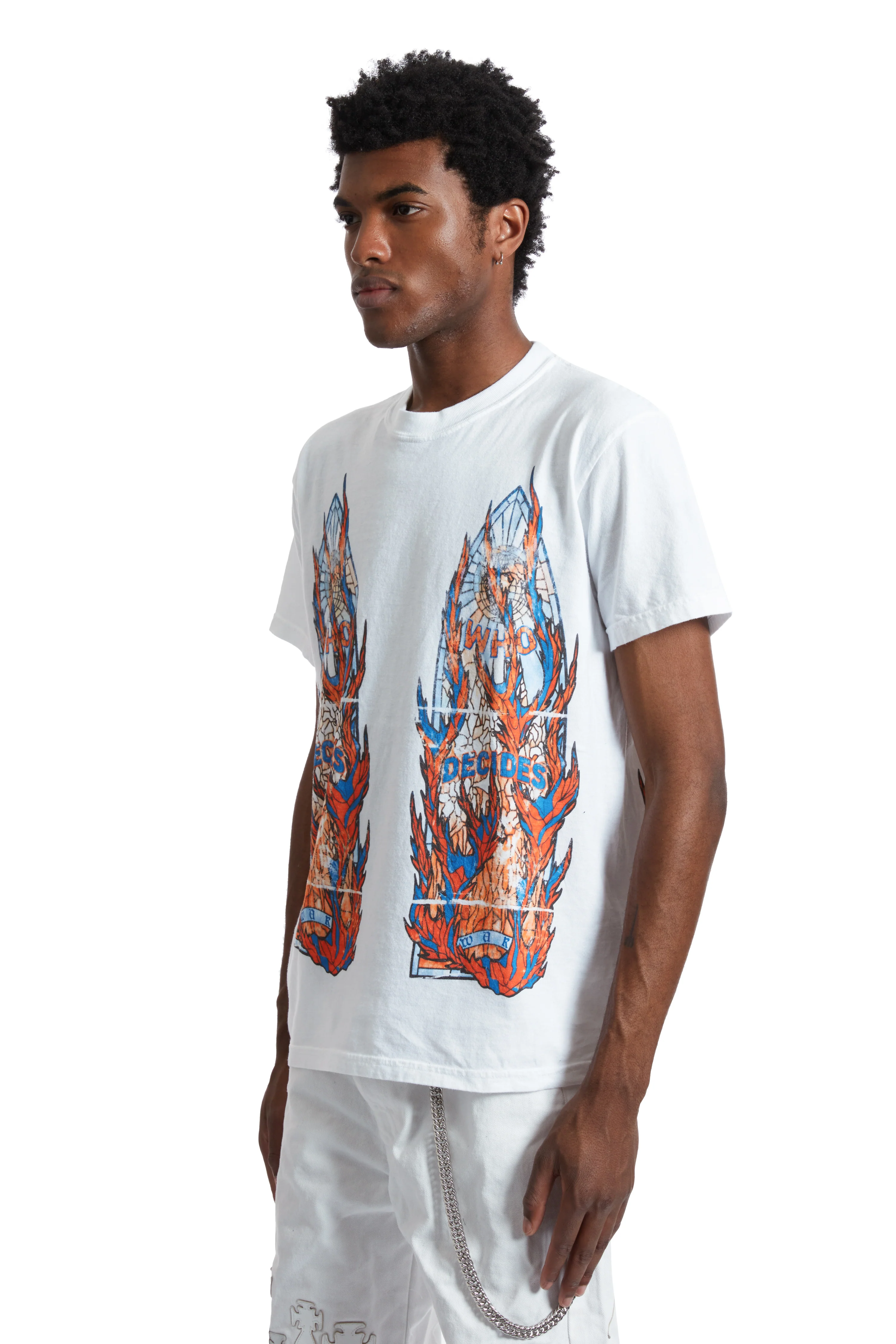 NYC Flame Glass T Shirt - Image 5