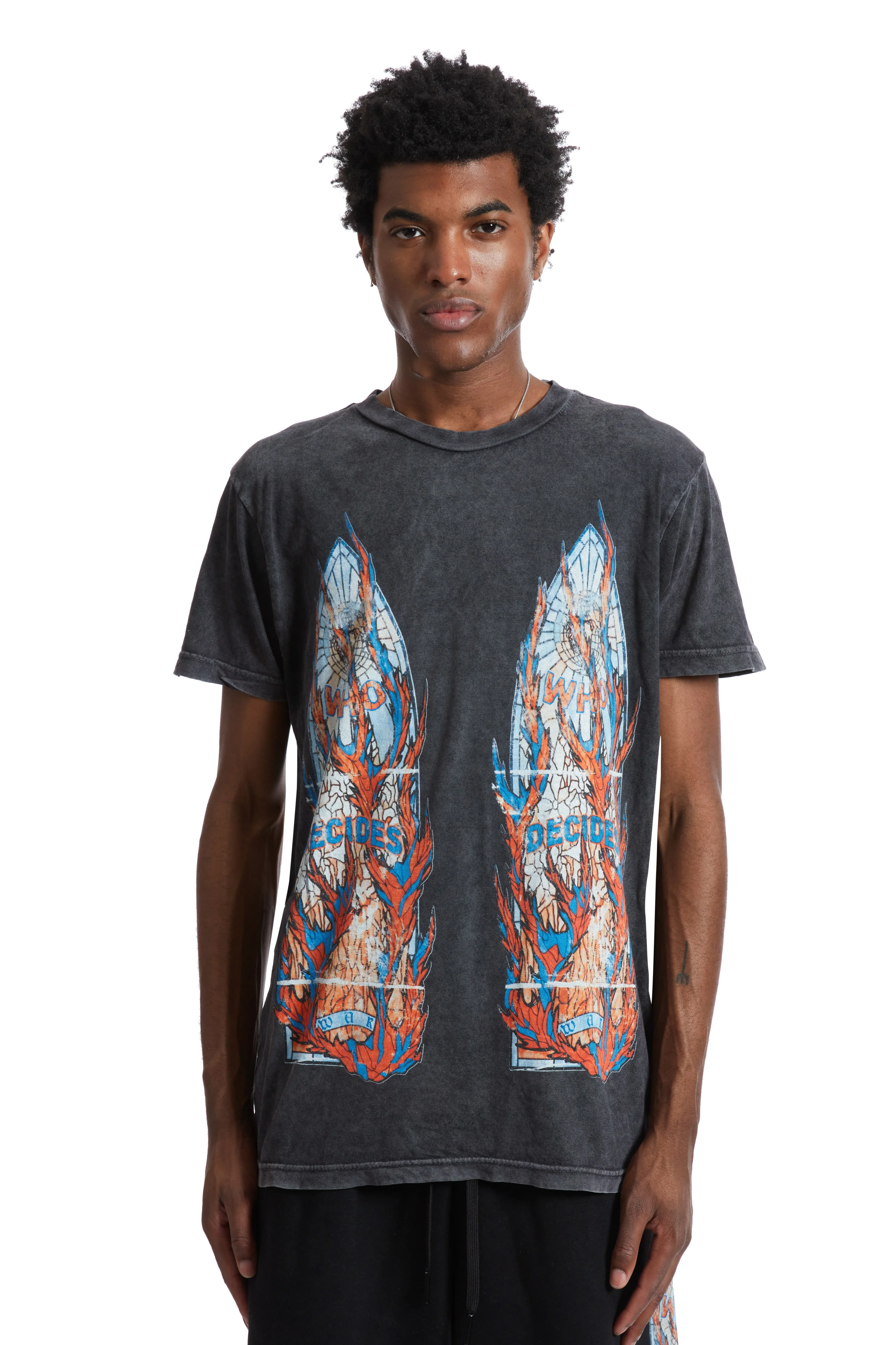 NYC Flame Glass T Shirt - Image 4