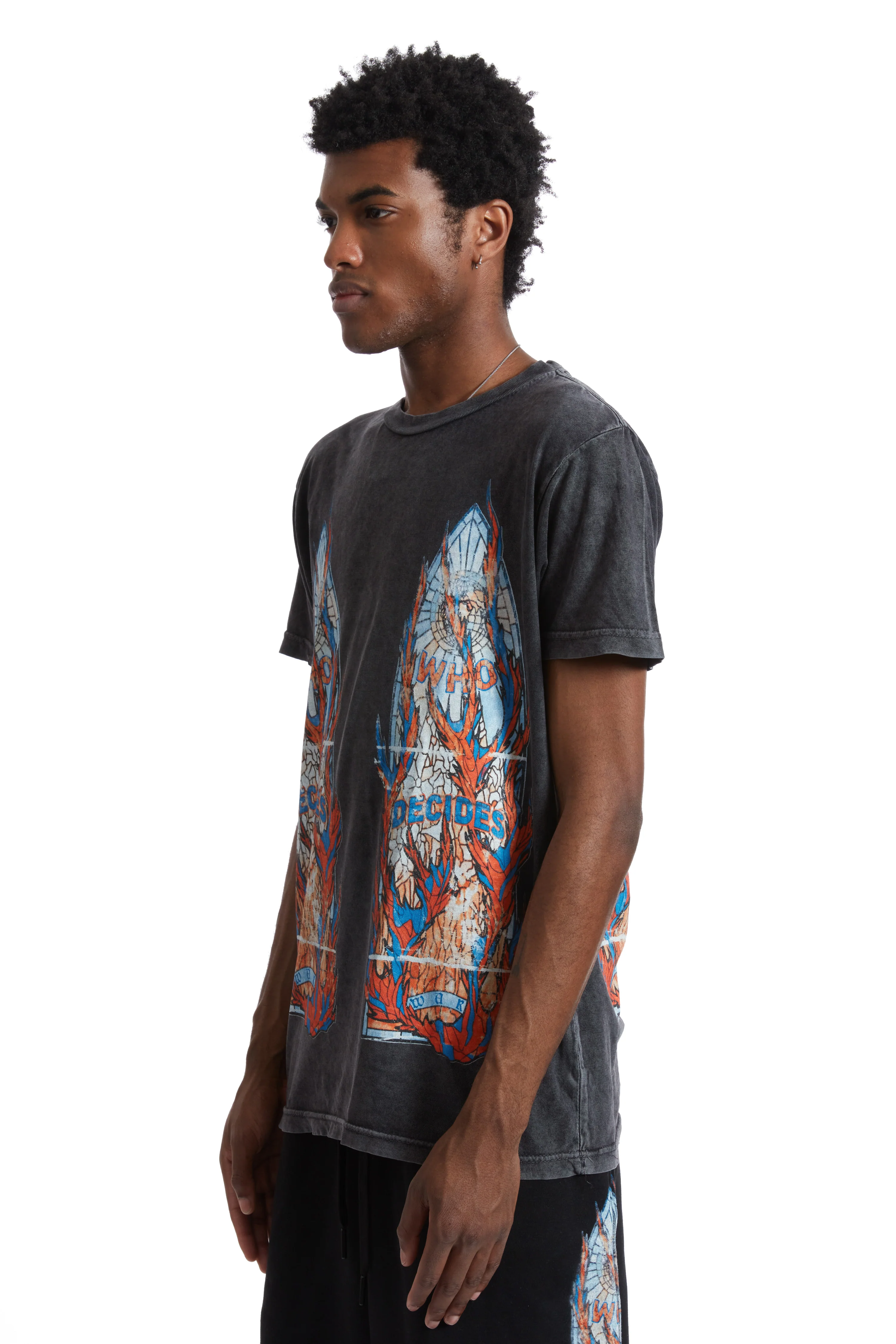 NYC Flame Glass T Shirt - Image 5