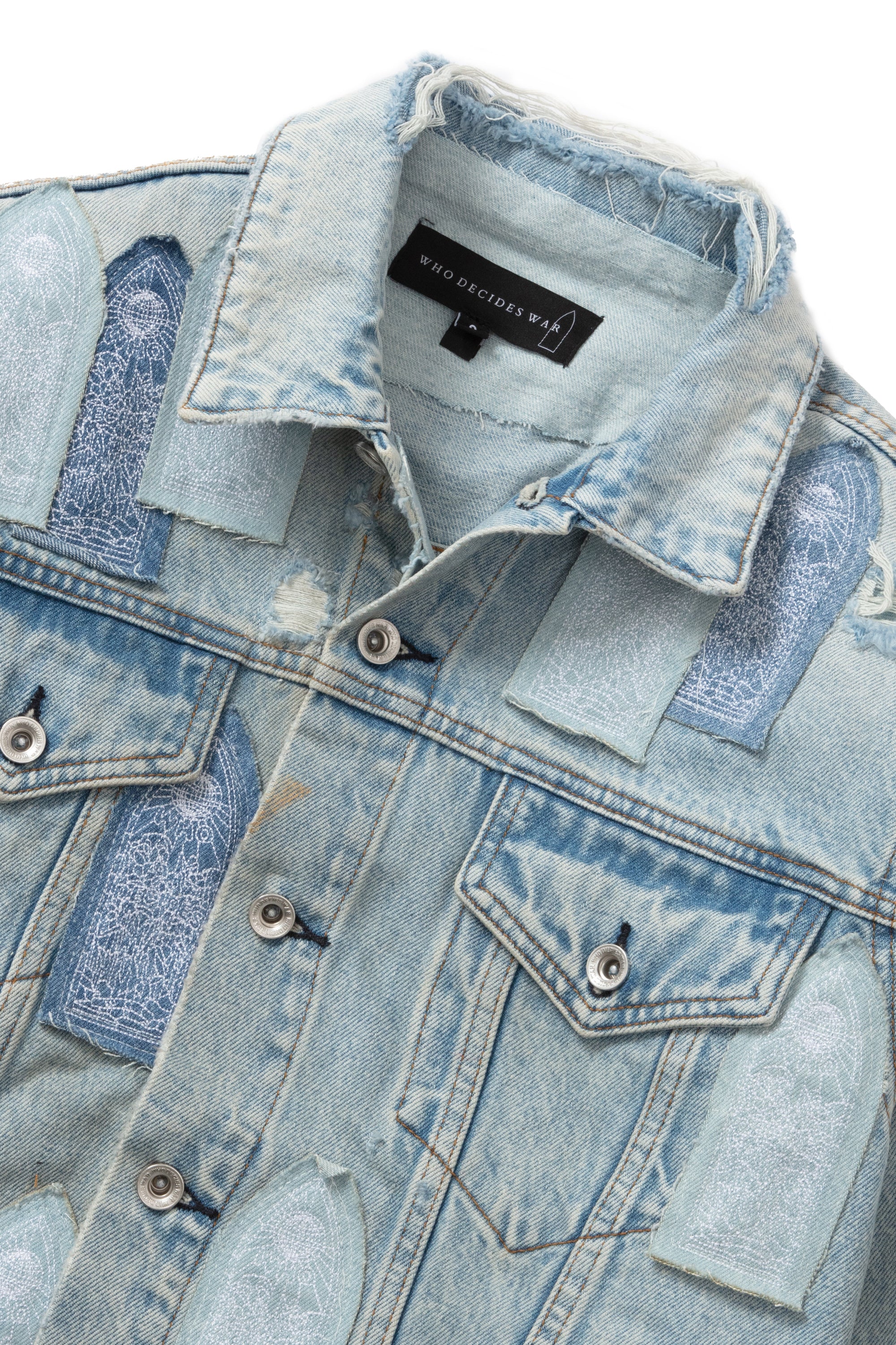 PATCHED ARCH DENIM JACKET - Image 2