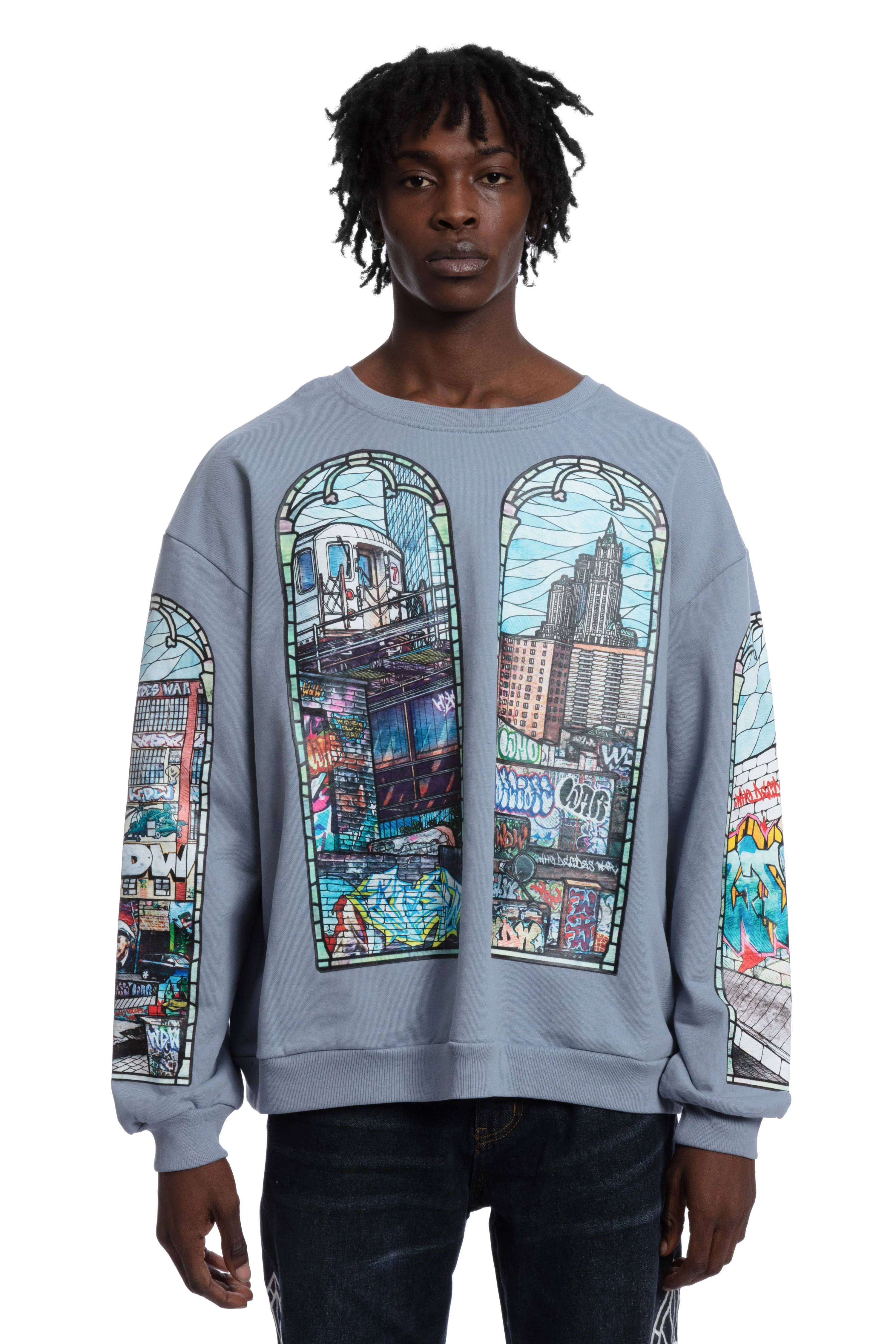 POLITICS AS USUAL CREWNECK SWEATSHIRT - Image 3