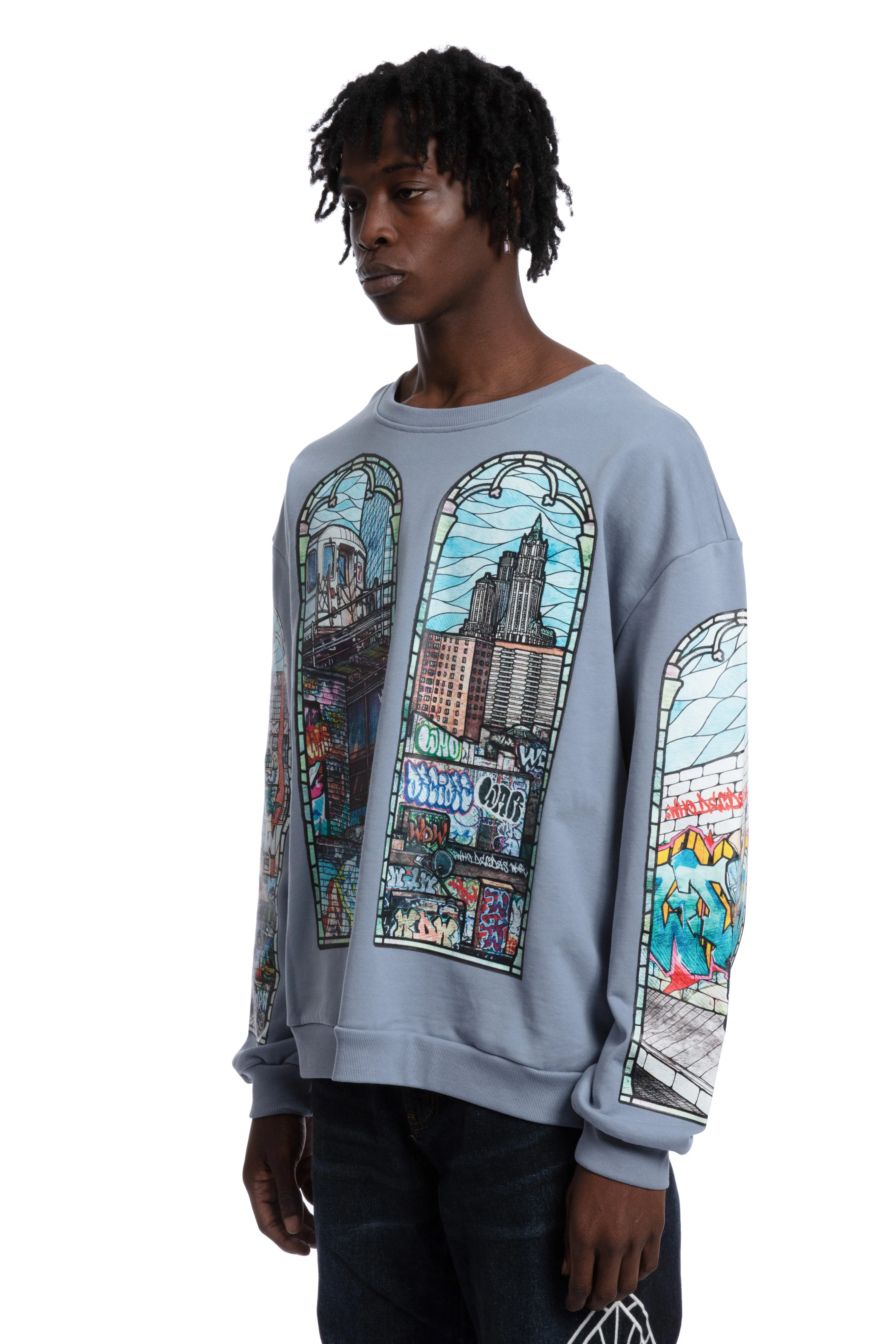 POLITICS AS USUAL CREWNECK SWEATSHIRT - Image 4