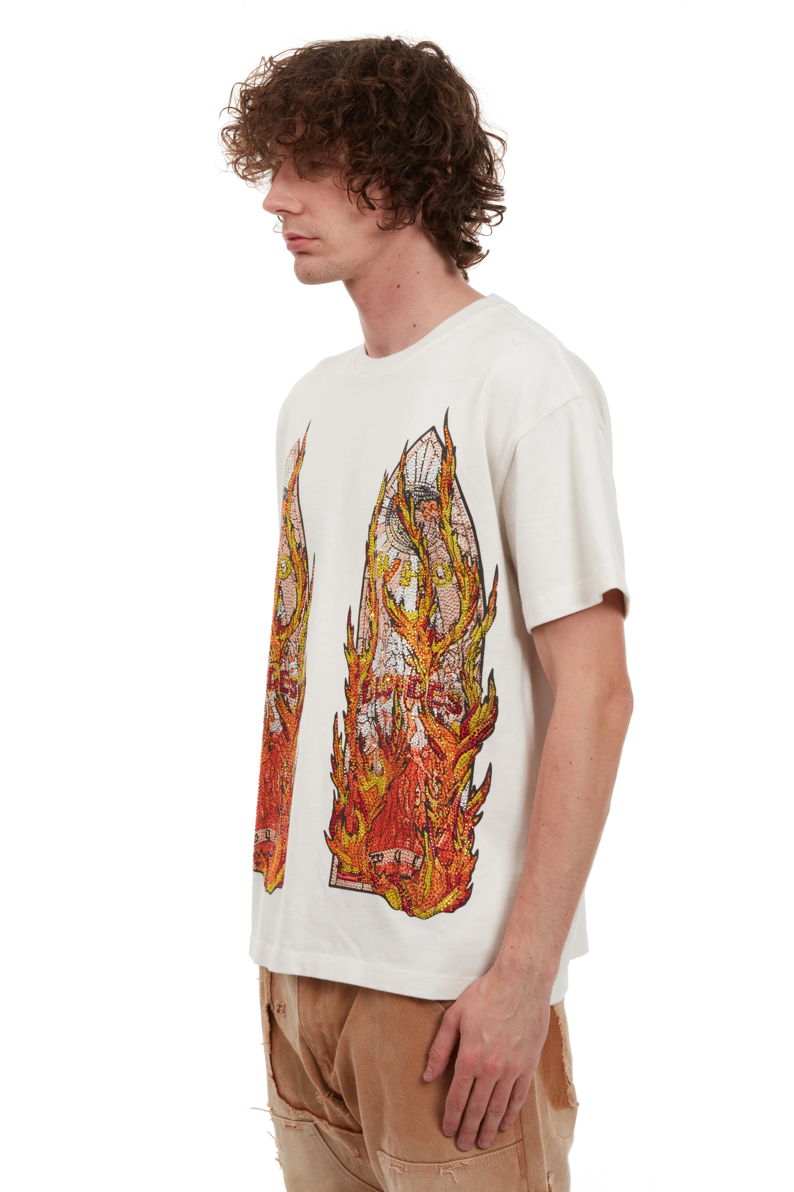 RHINESTONE FLAME GLASS JERSEY - Image 4
