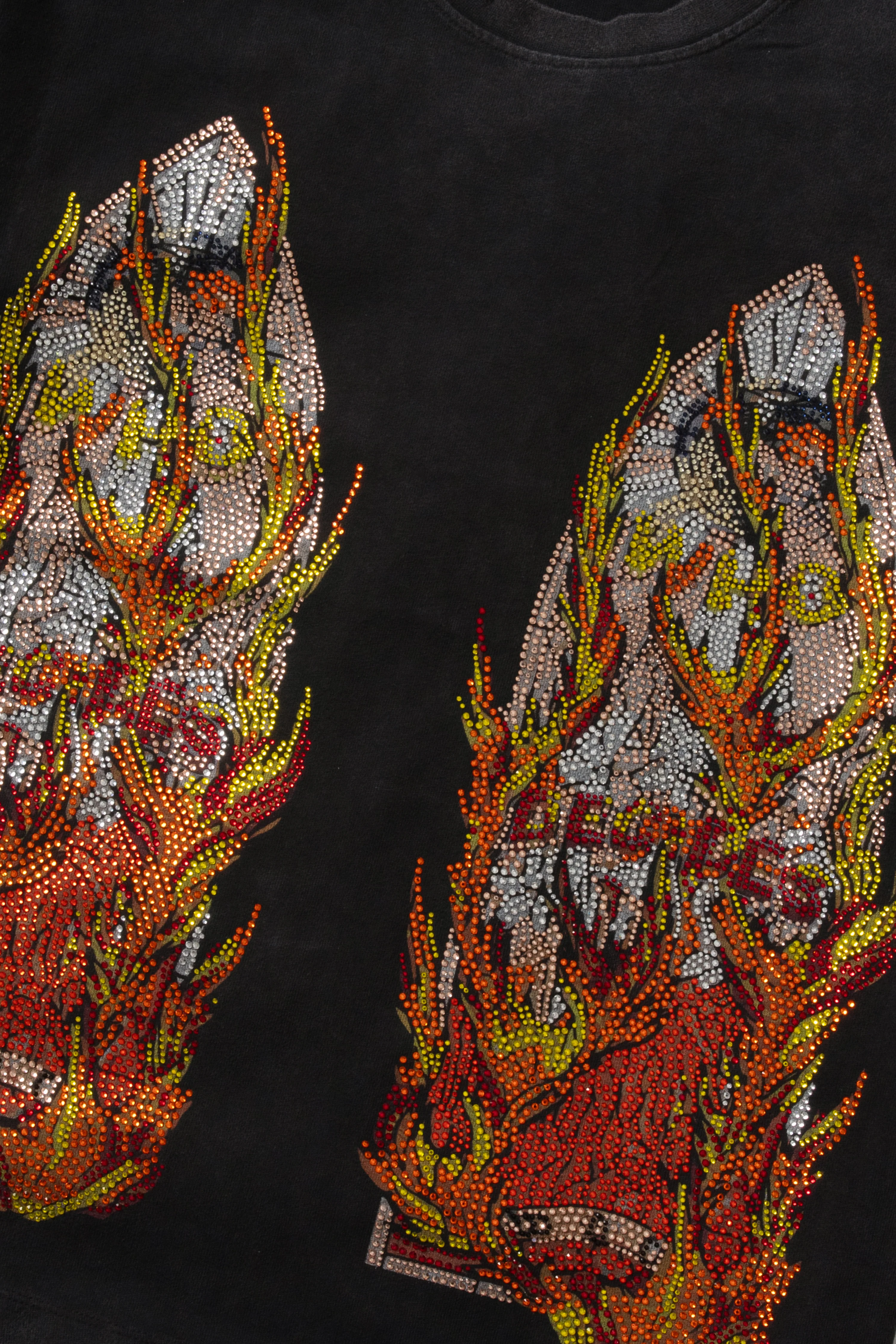 RHINESTONE FLAME GLASS JERSEY - Image 2
