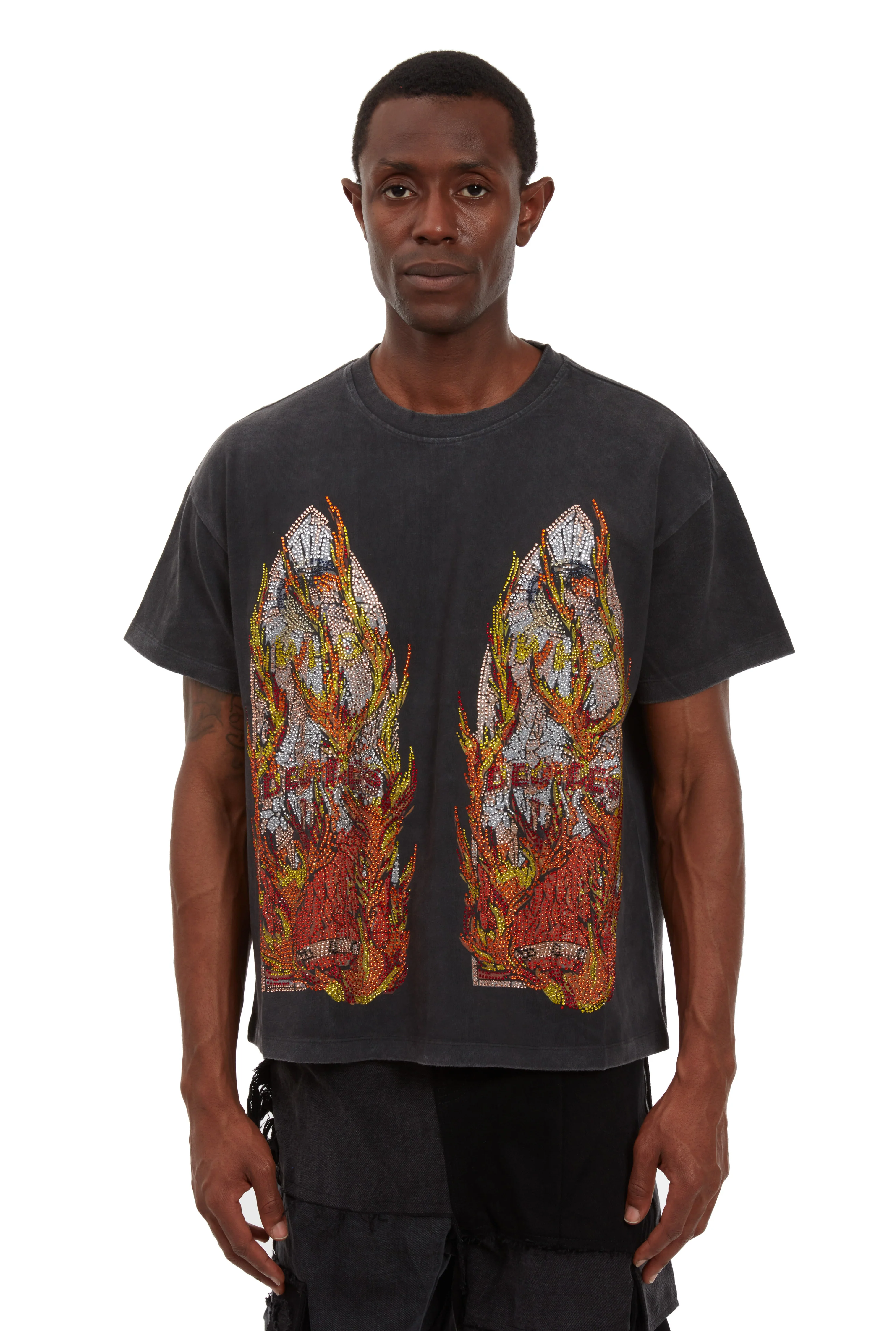 RHINESTONE FLAME GLASS JERSEY - Image 3