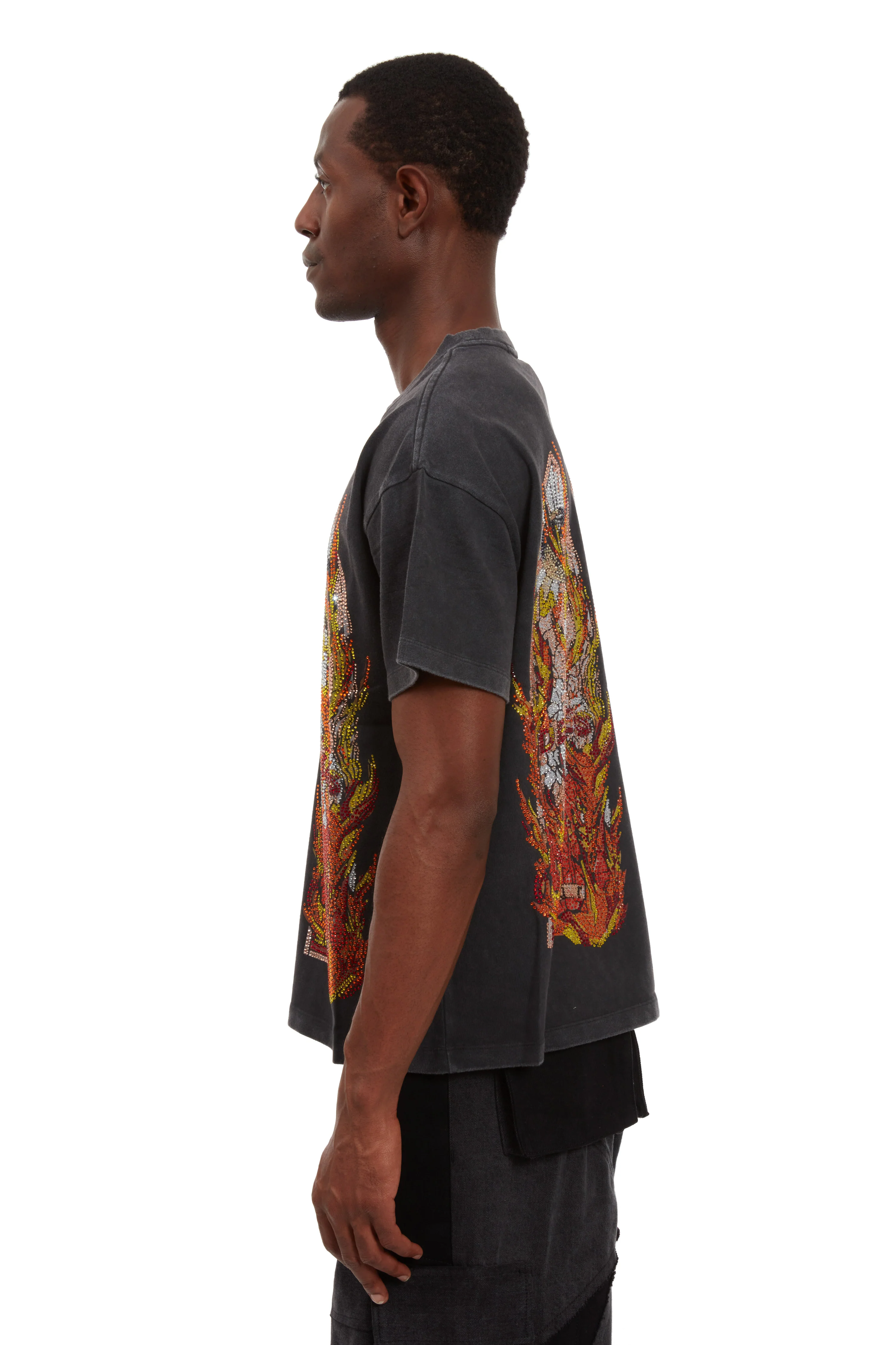 RHINESTONE FLAME GLASS JERSEY - Image 5