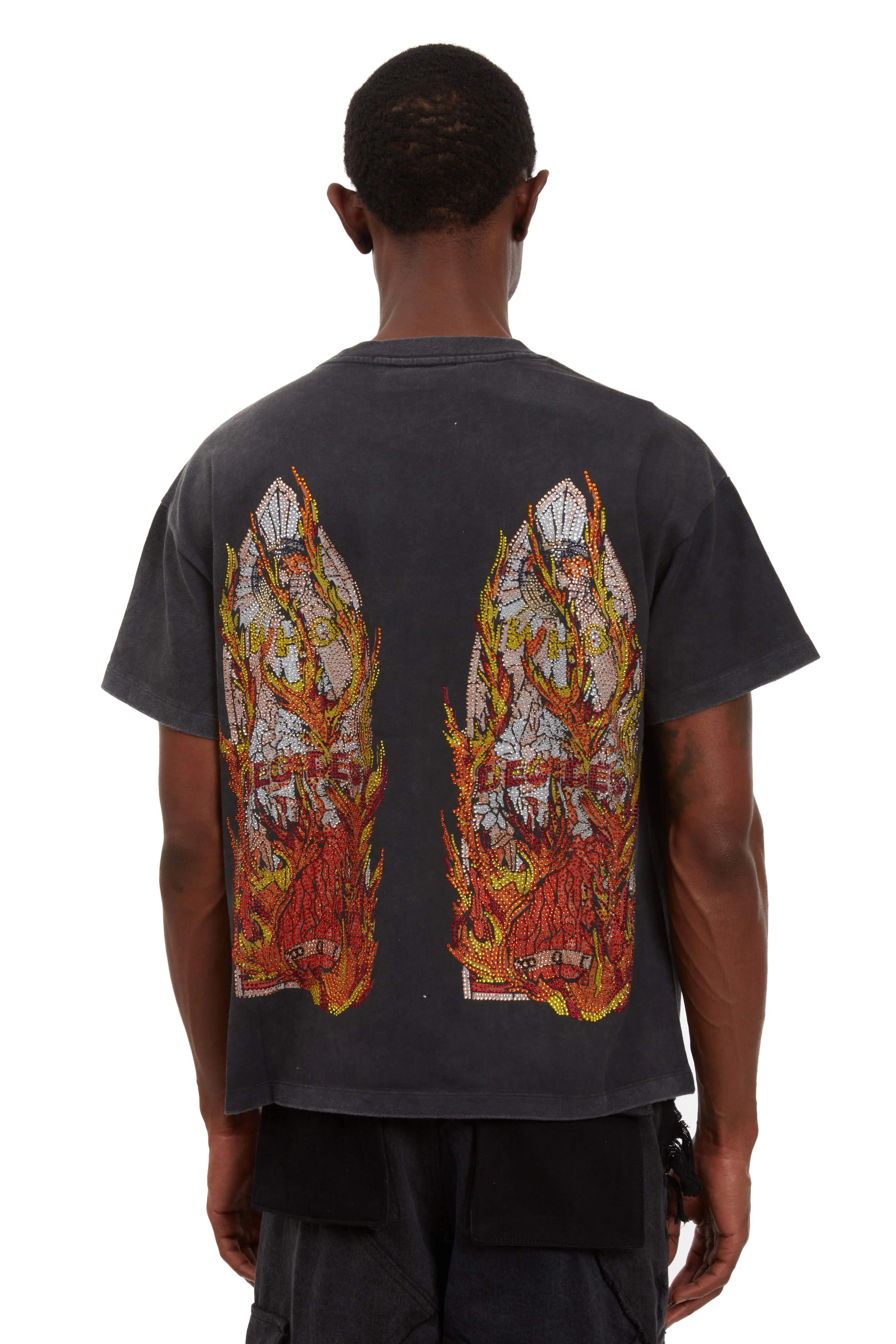 RHINESTONE FLAME GLASS JERSEY - Image 6