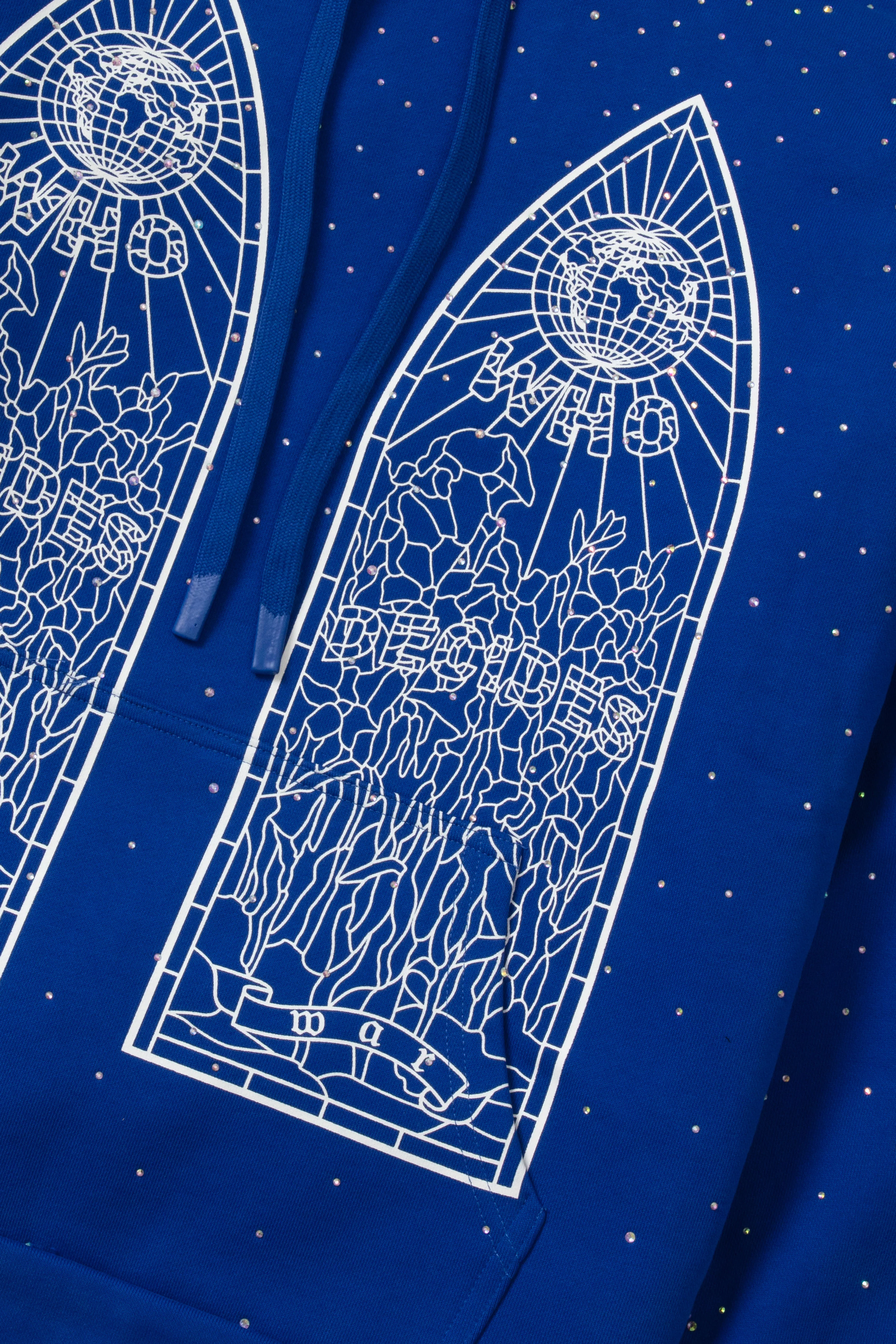 RHINESTONE HOODED PULLOVER - Image 2