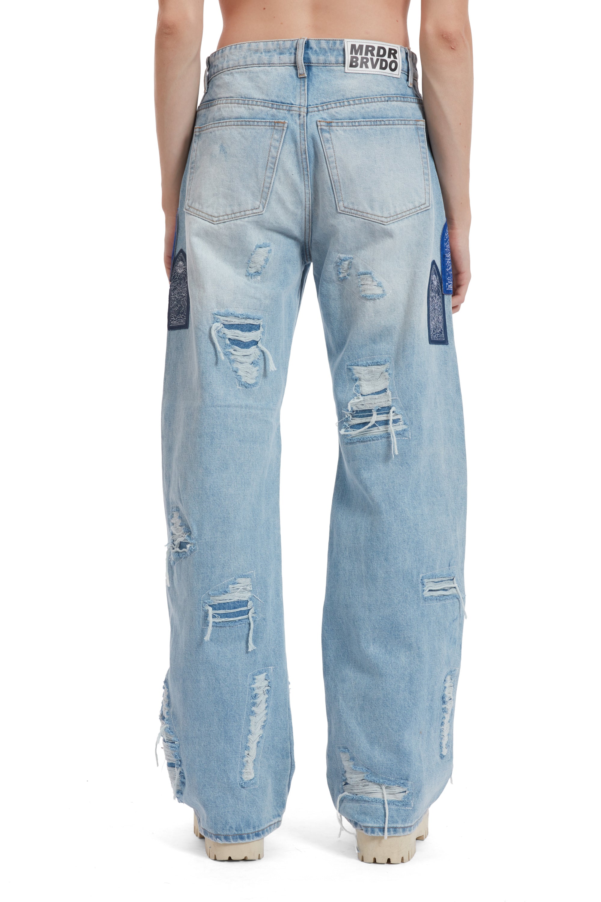 SIDE PATCH RELAXATION DENIM - Image 6
