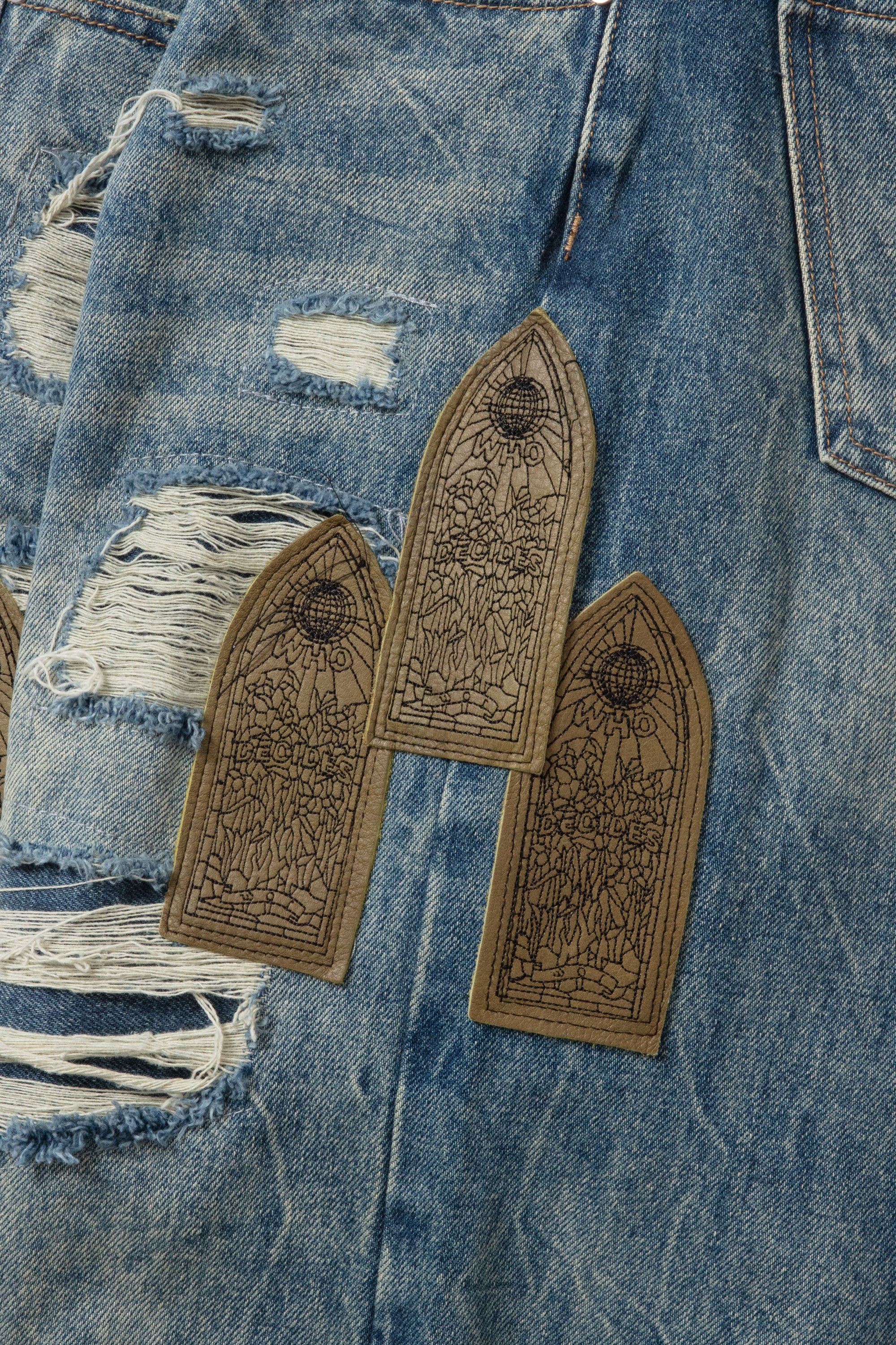 SIDE PATCH RELAXATION DENIM - Image 2