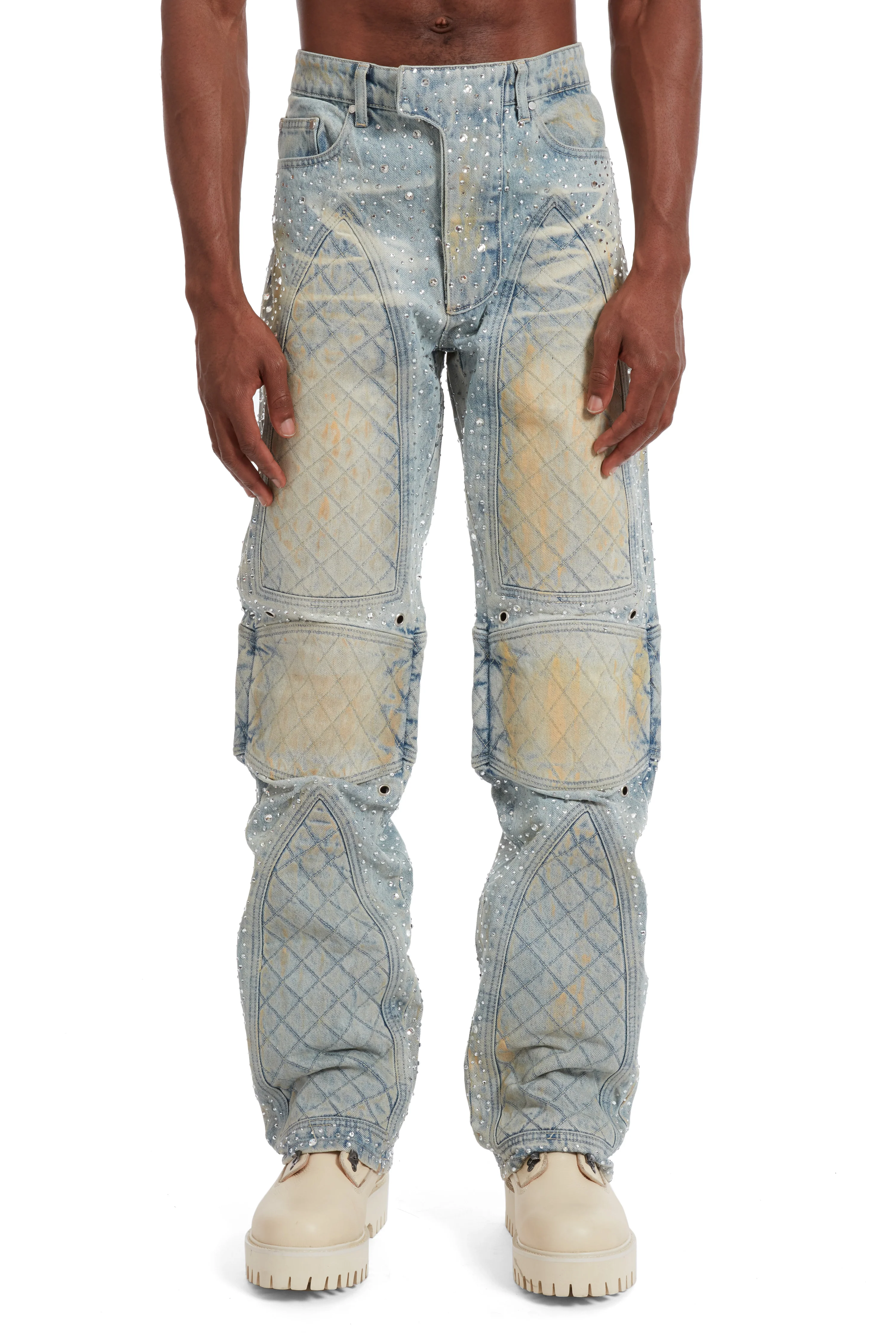 STUDDED MOTO DENIM - Image 3