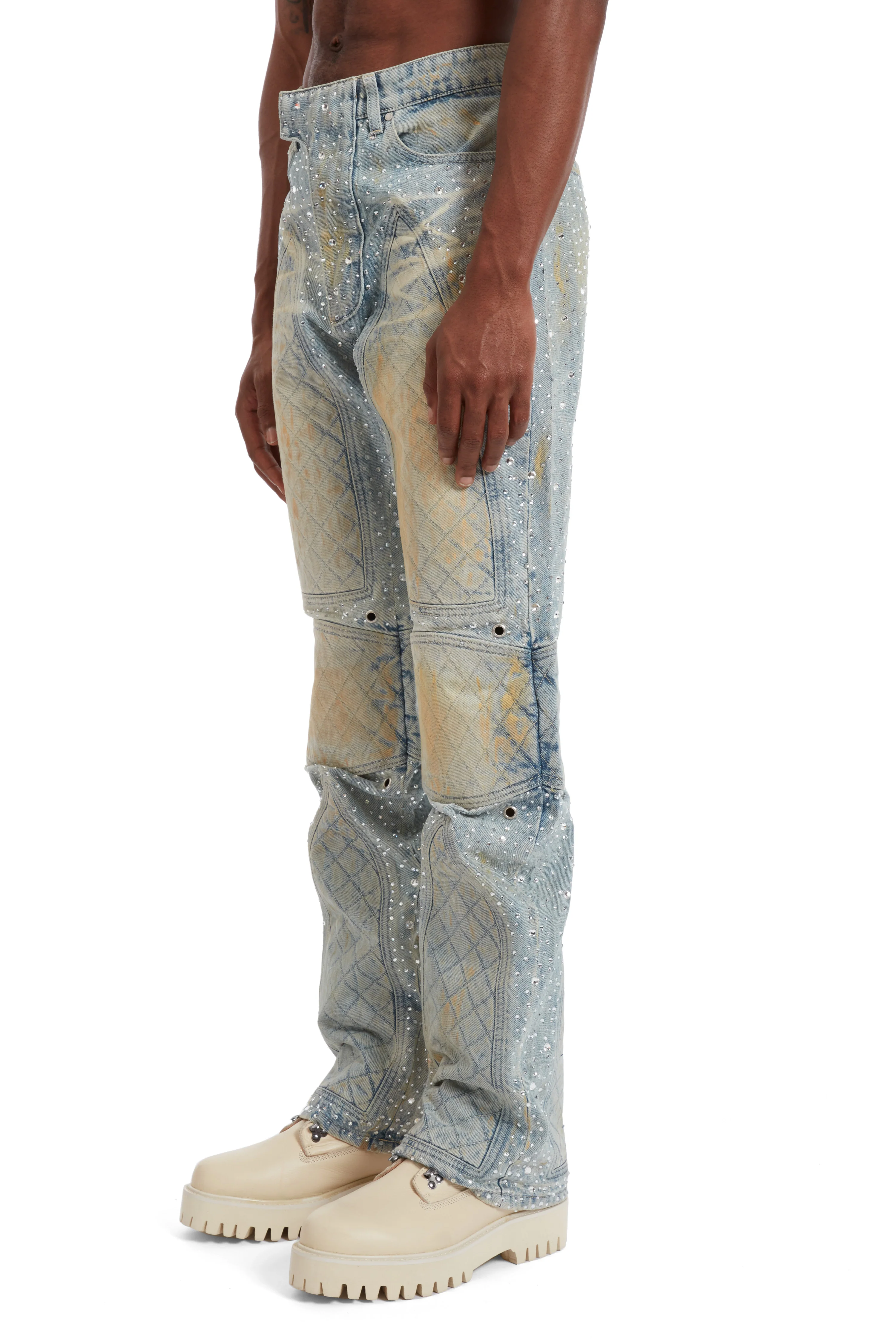 STUDDED MOTO DENIM - Image 4