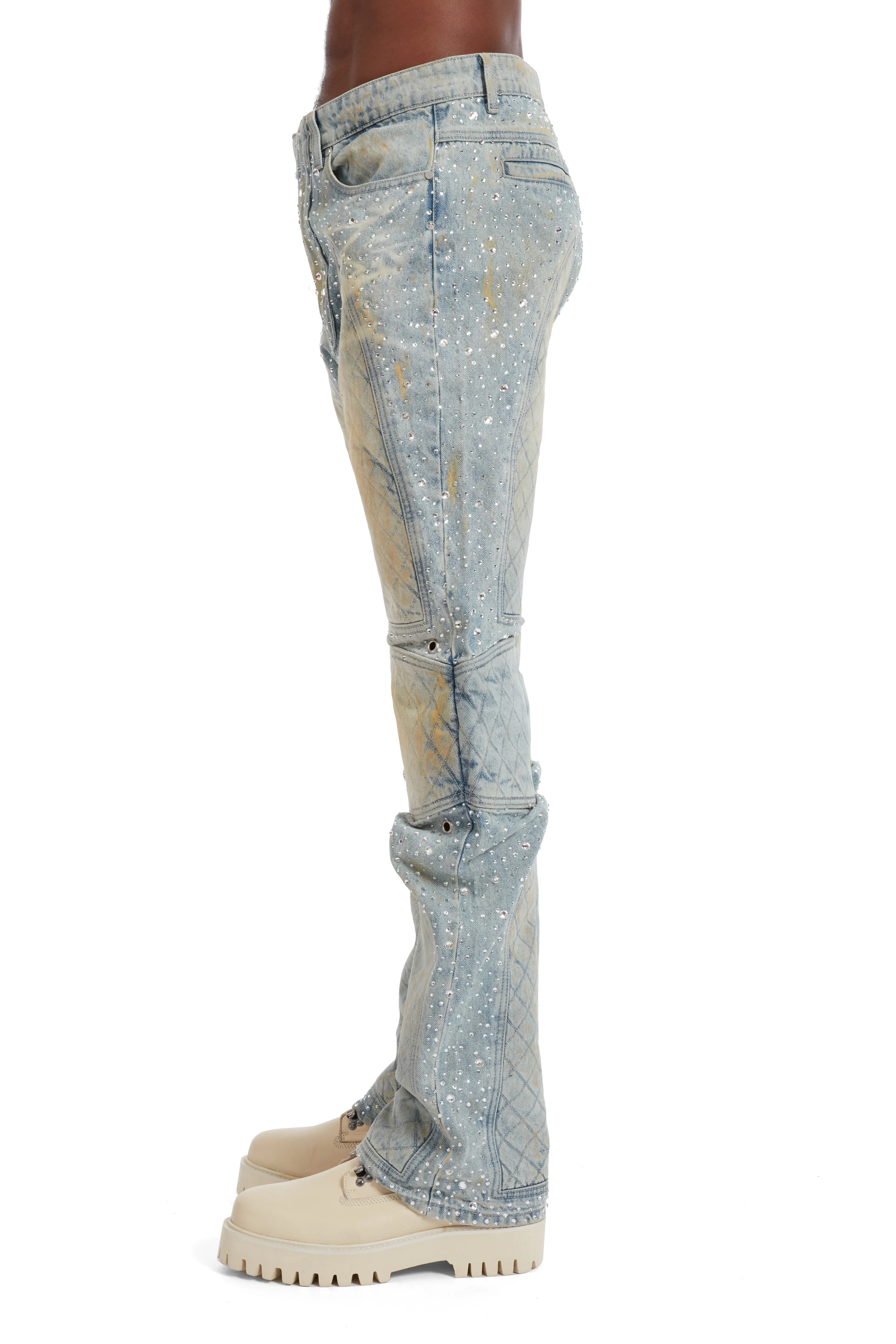 STUDDED MOTO DENIM - Image 5