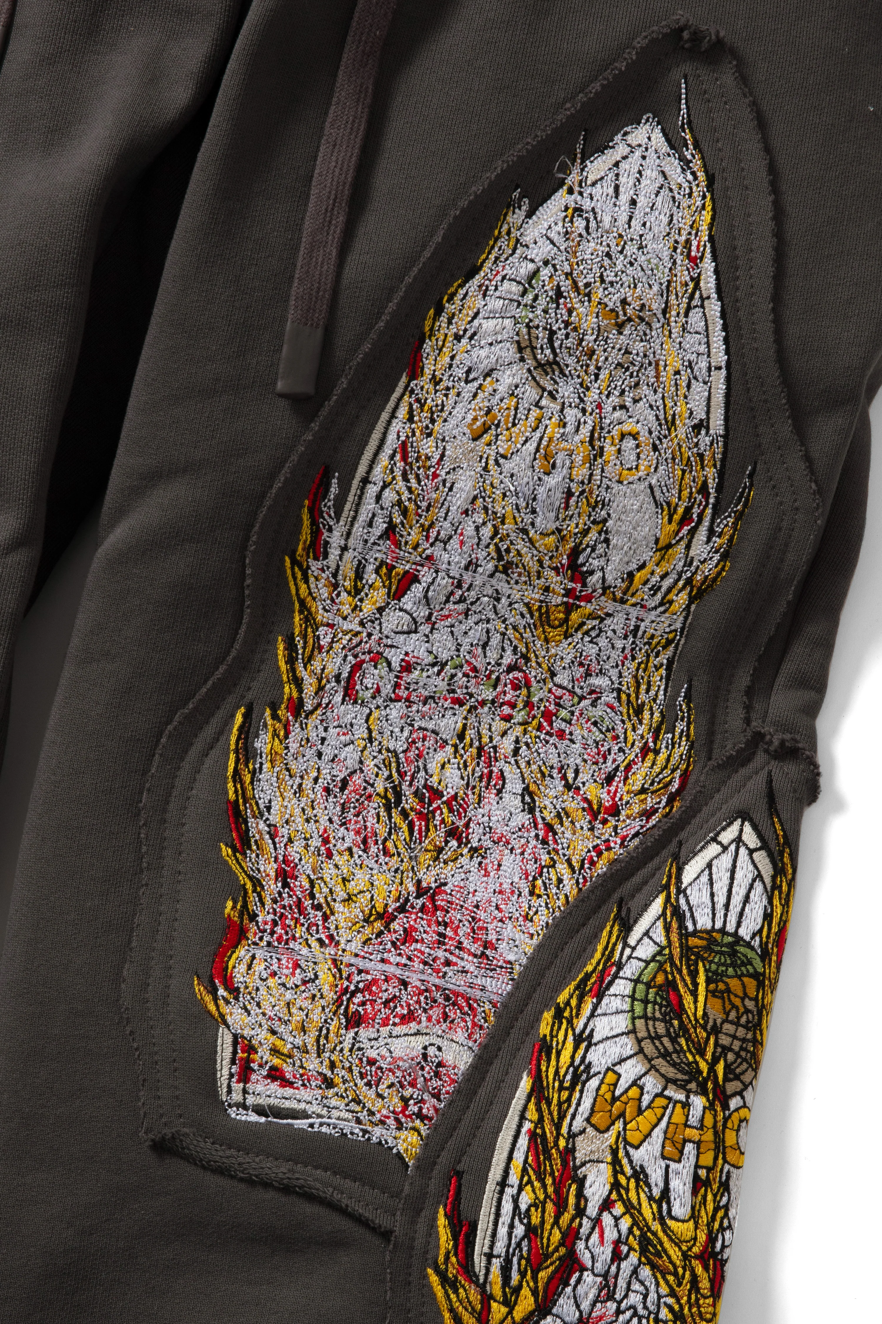 TRIPLE FLAME GLASS SWEATPANTS - Image 2