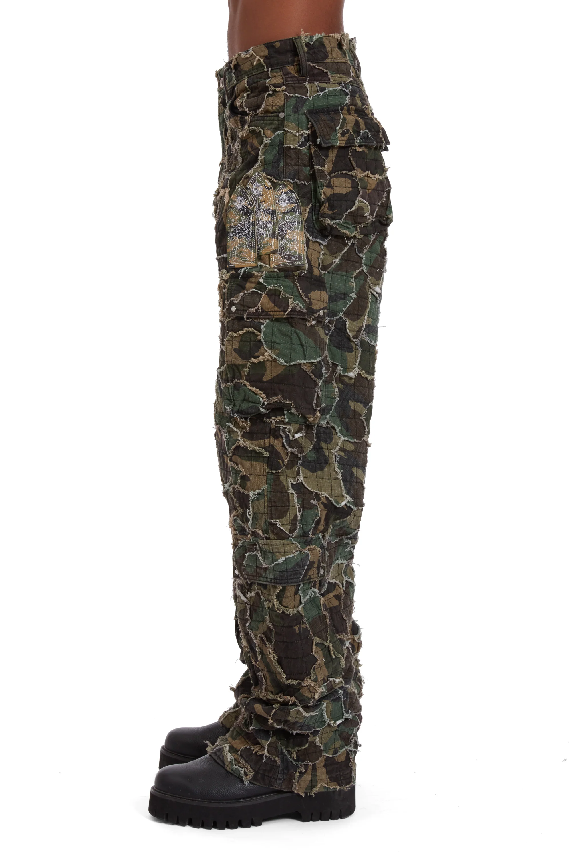 WASHED CAMO CARGO PANT - Image 5