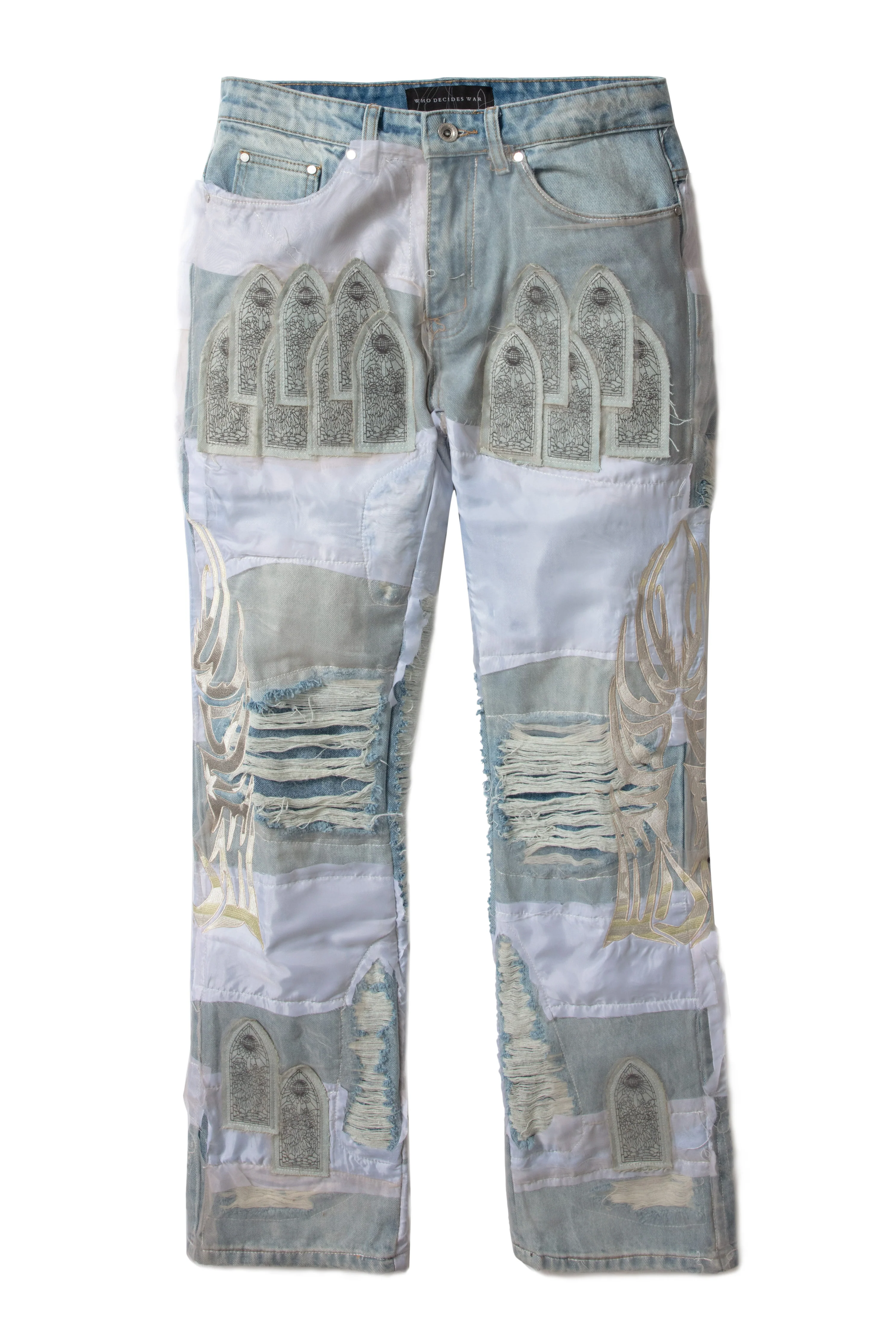 WDW WINGED ORGANZA DENIM