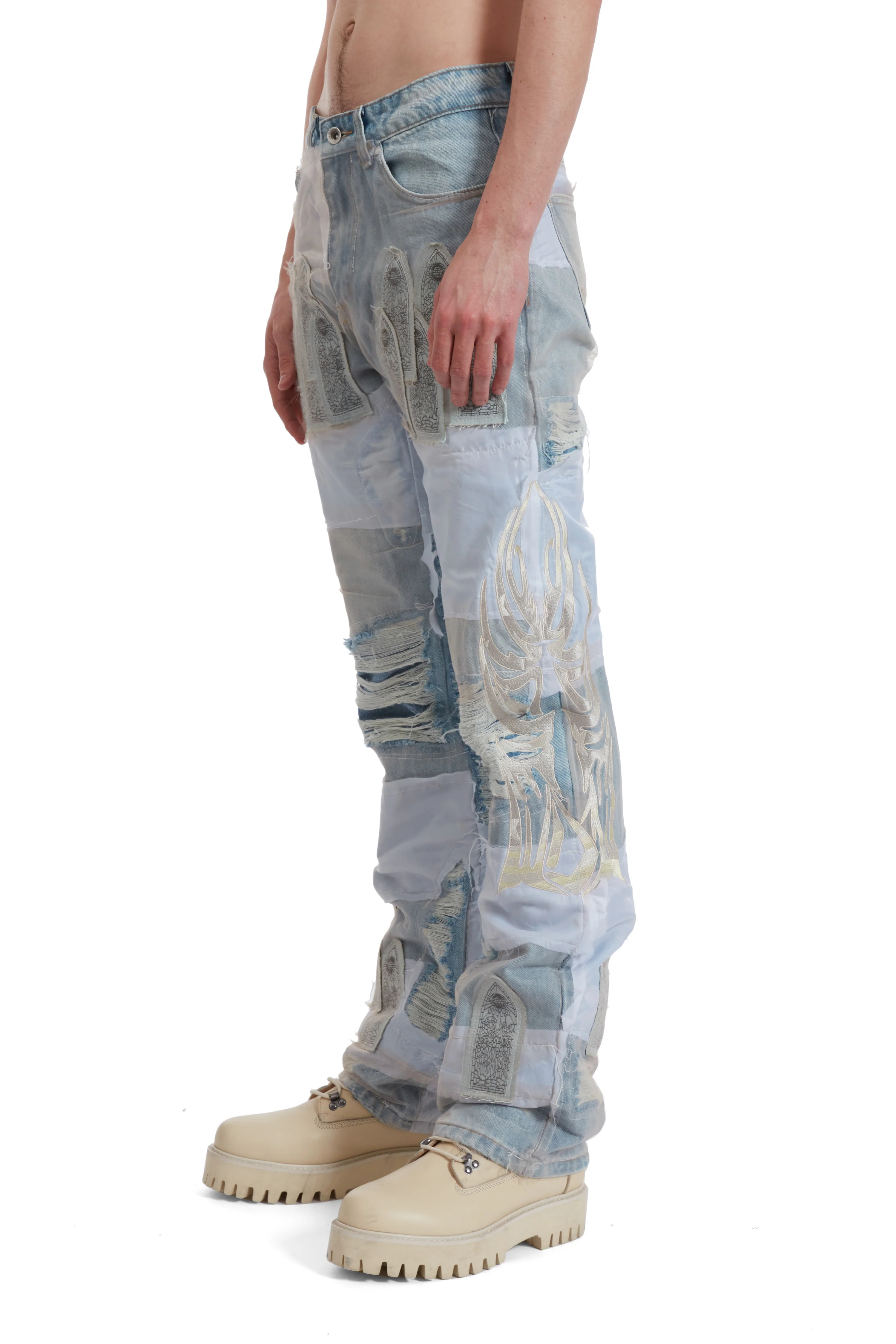 WDW WINGED ORGANZA DENIM - Image 4