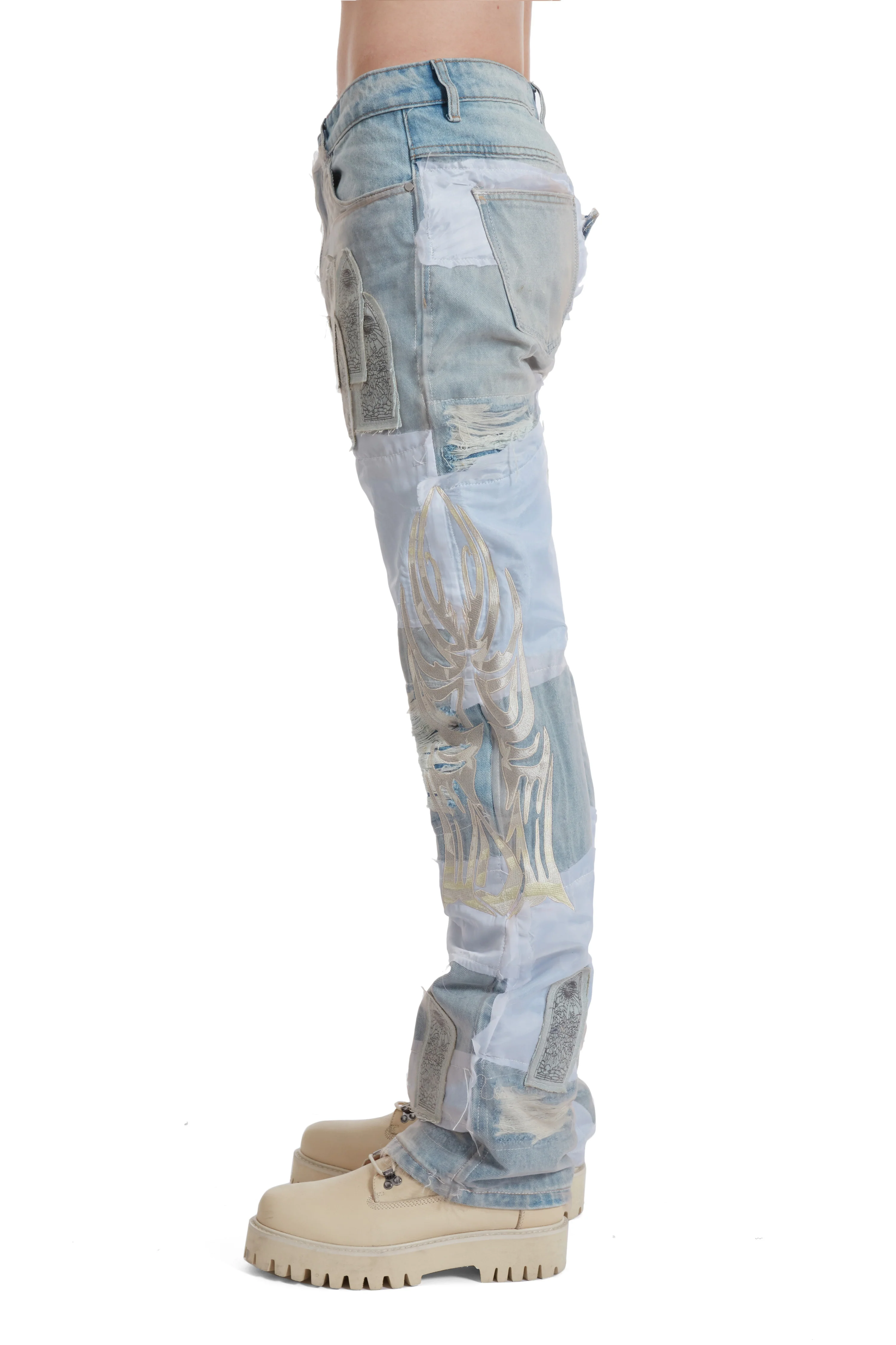 WDW WINGED ORGANZA DENIM - Image 5