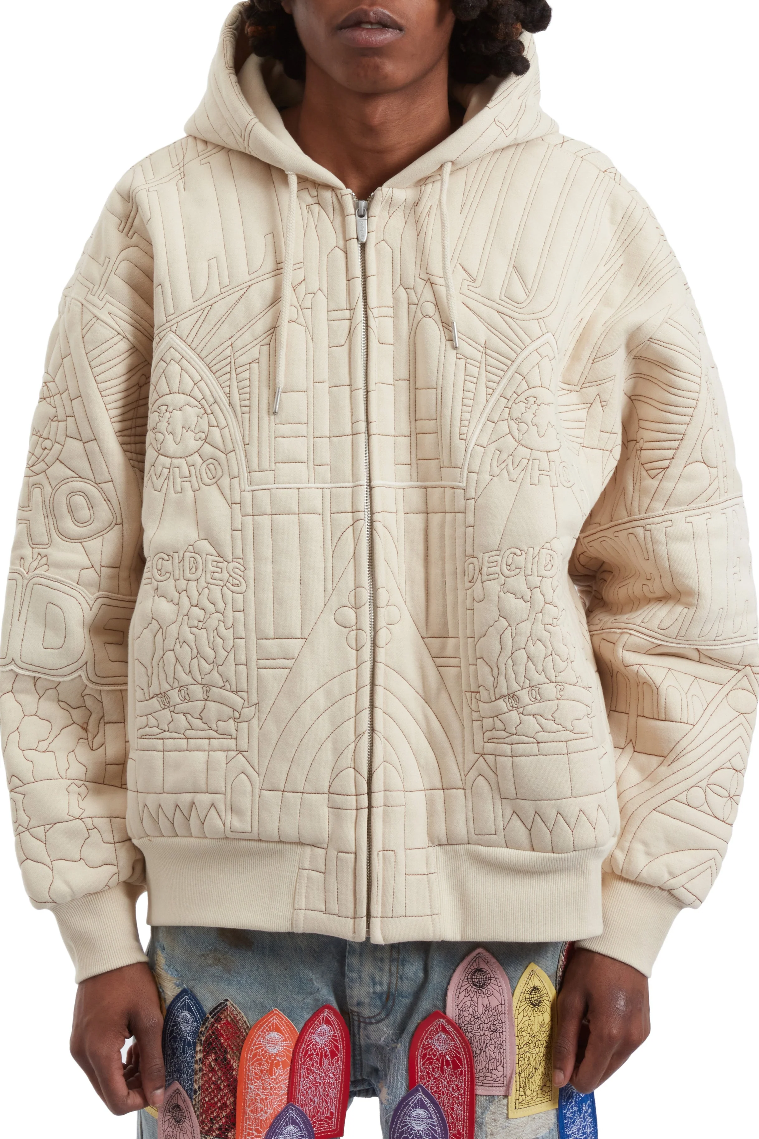 WDW X PP CATHEDRAL ZIP UP HOODIE - Image 3