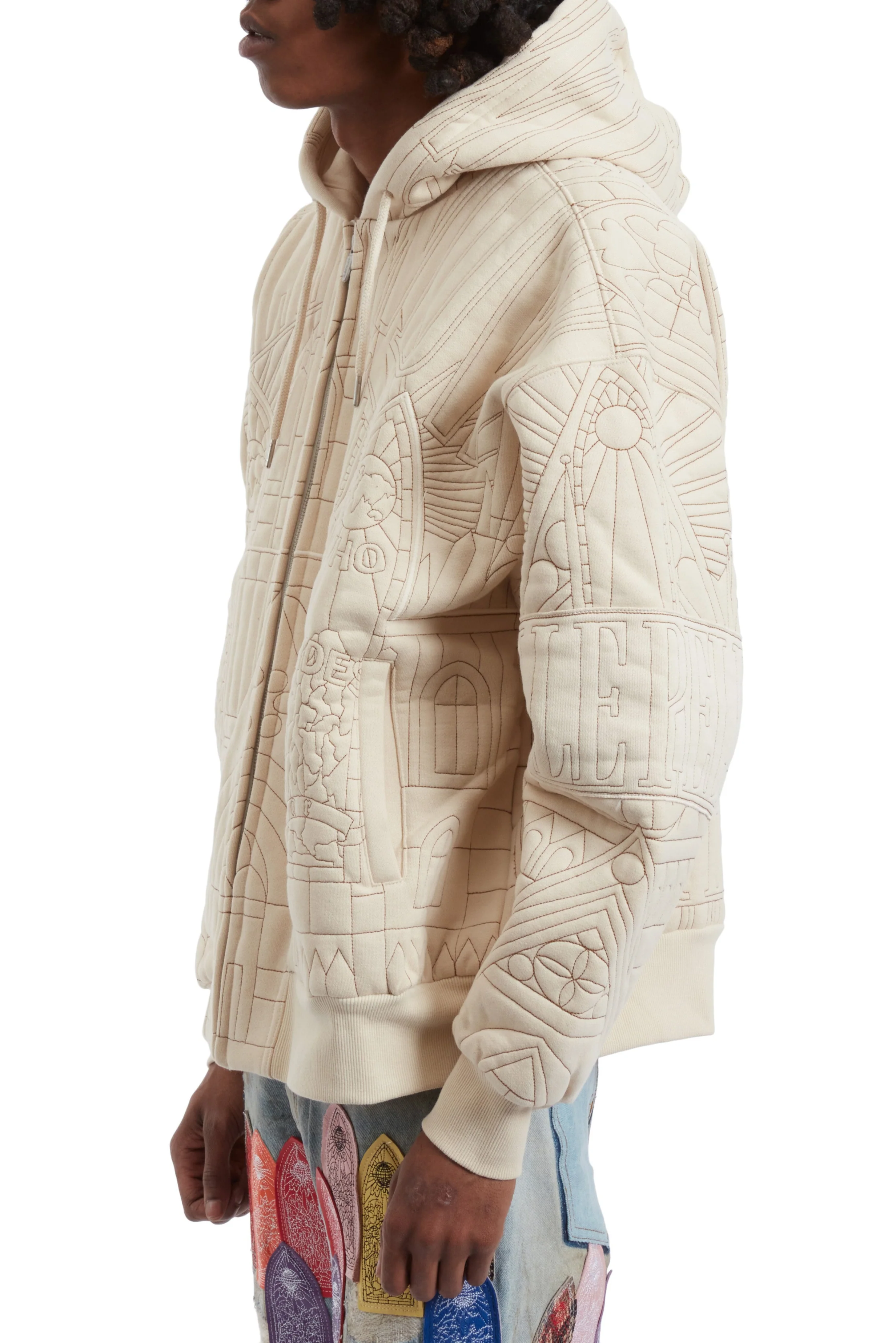 WDW X PP CATHEDRAL ZIP UP HOODIE - Image 4