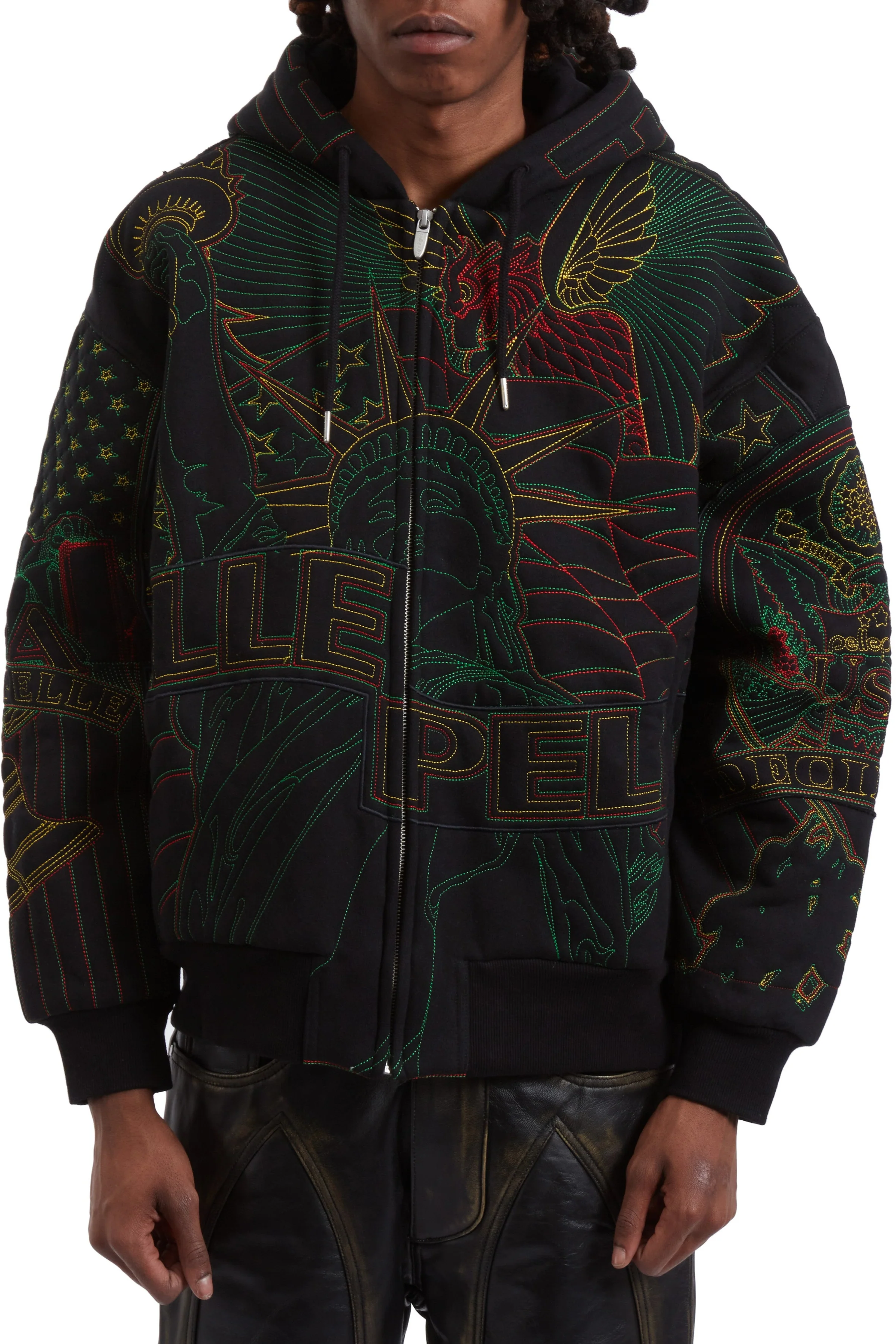 WDW X PP MONUMENT ZIP UP HOODIE - Image 3
