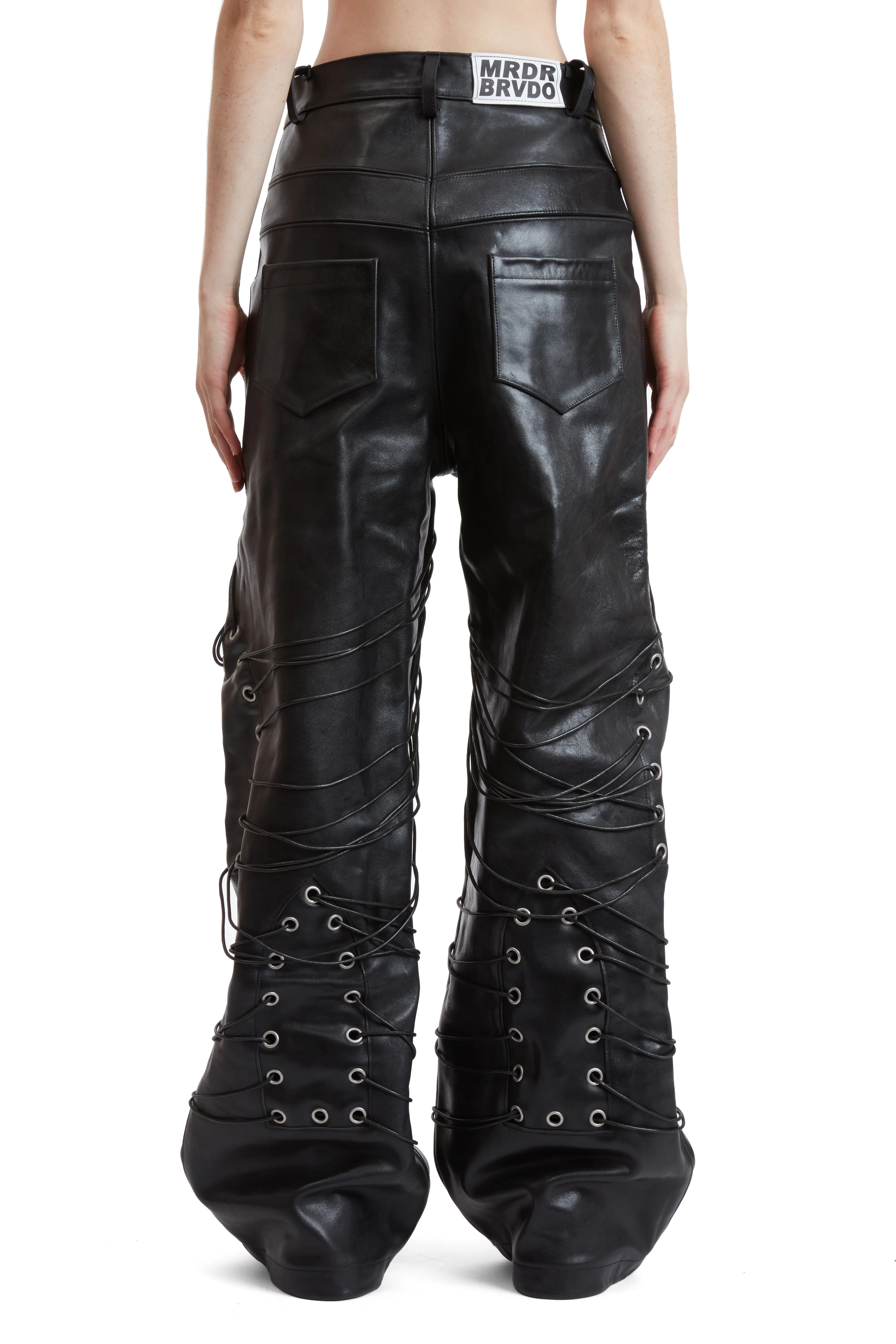 WIDE-LEG GROMMET PANT - Image 6